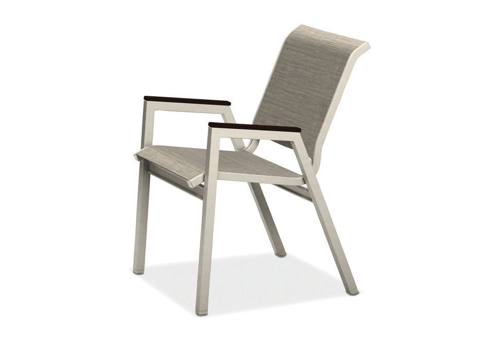 Telescope Casual Bazza MGP/Aluminum Sling Stacking Bistro Chair (Set of 4)