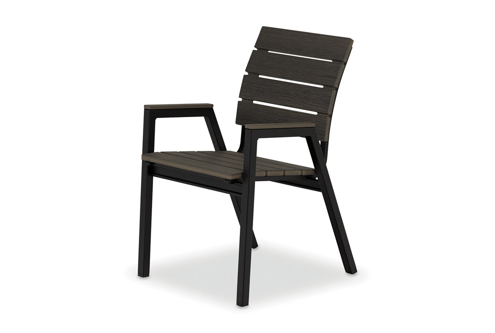 Telescope Casual Bazza MGP/Aluminum Stacking Bistro Chair (Set of 2)