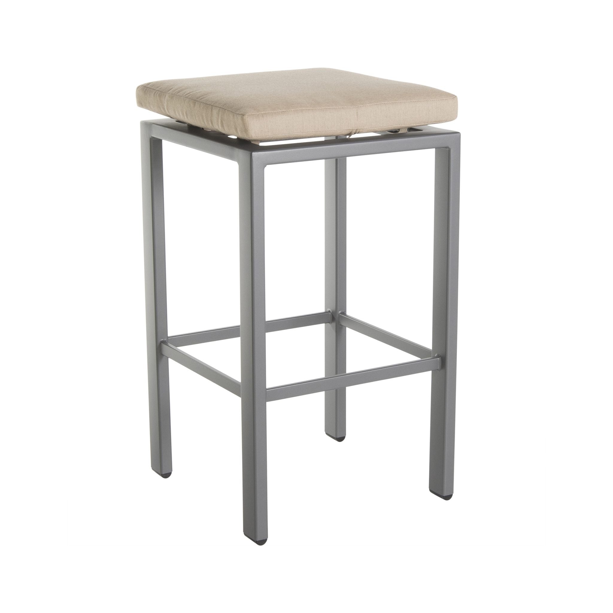 Aris Cushioned Backless Bar Stool