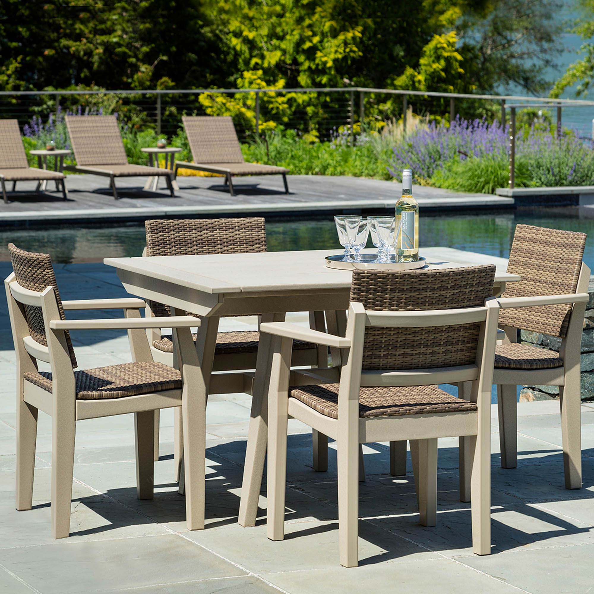 Seaside Casual MAD Dining Arm Chair Woven