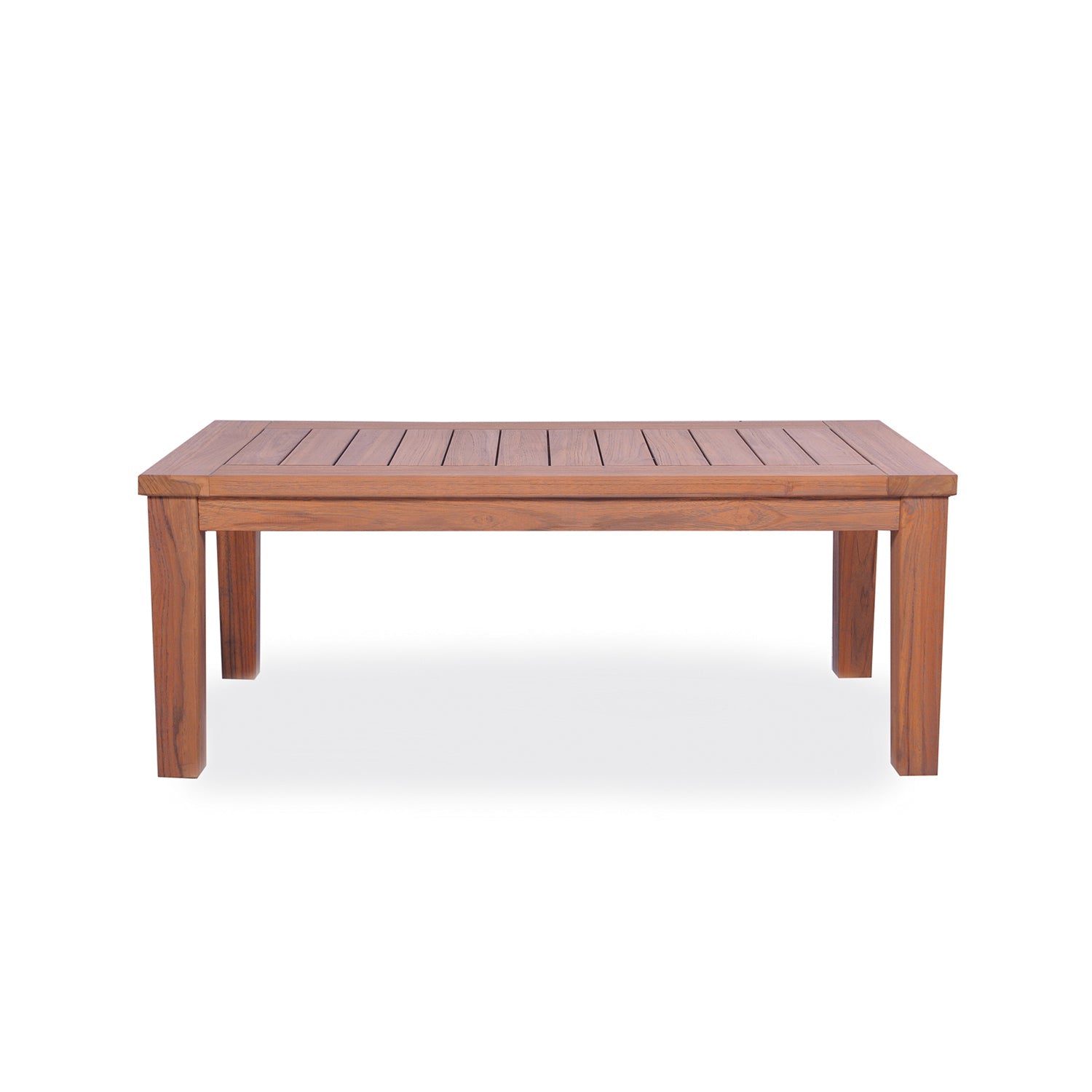 Lloyd Flanders Teak Rectangular Cocktail Table