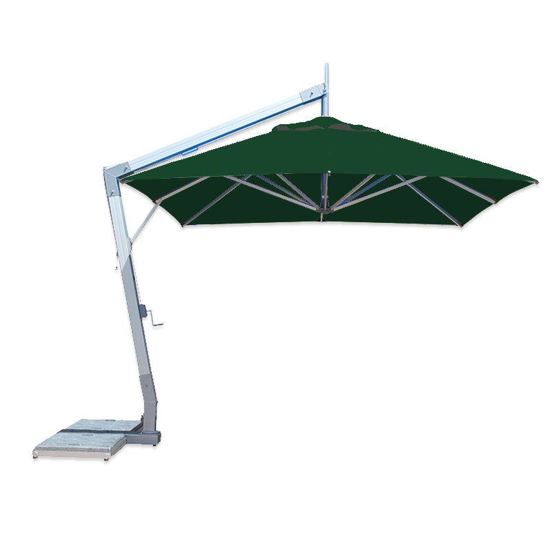 Hurricane 10' Square Aluminum Cantilever Umbrella