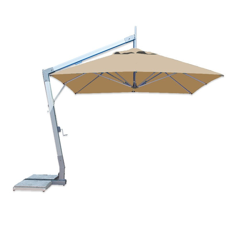Hurricane 10' Square Aluminum Cantilever Umbrella