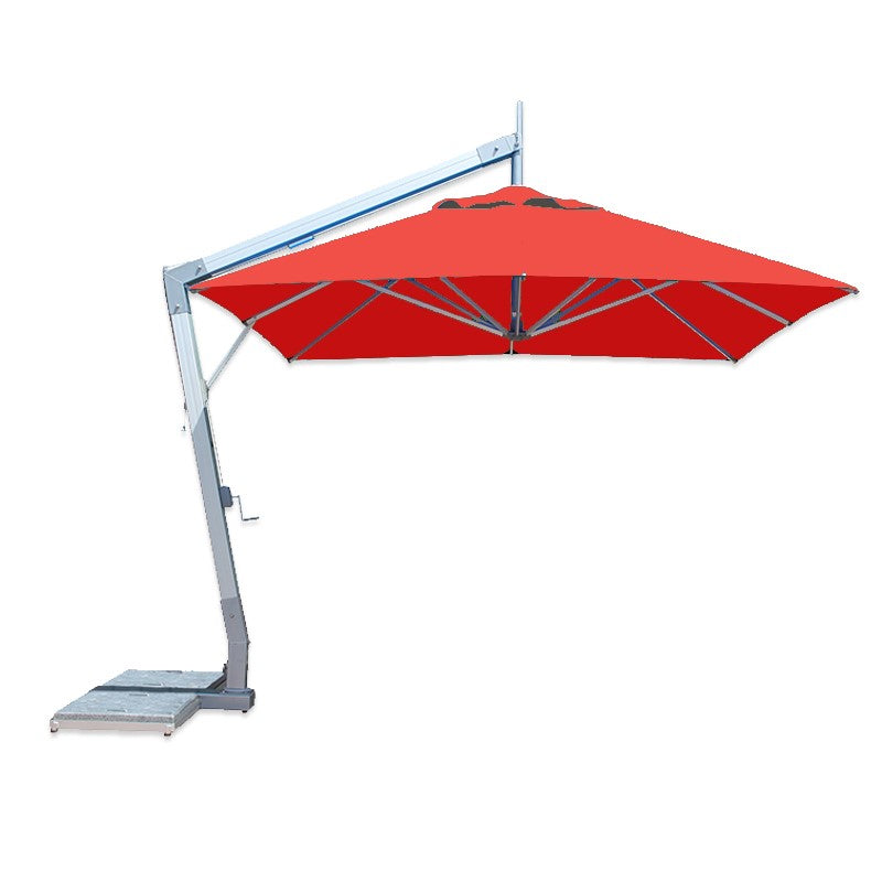 Hurricane 10' Square Aluminum Cantilever Umbrella