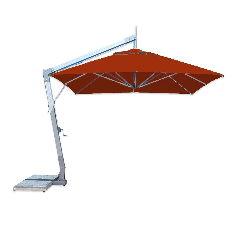 Hurricane 10' Square Aluminum Cantilever Umbrella