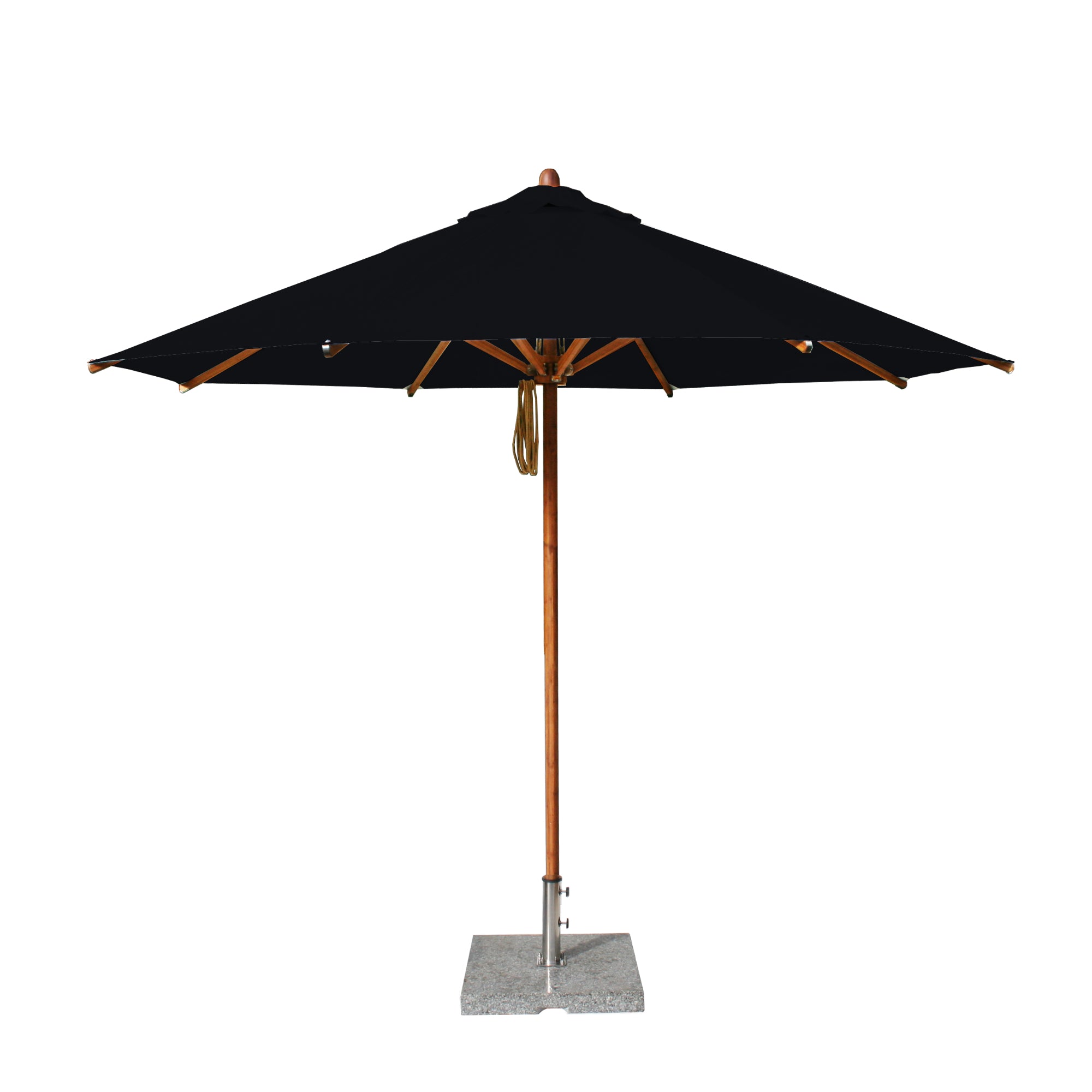 Levante 11.5' Round Bamboo Market Umbrella