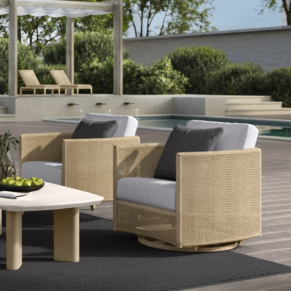 Orleans Swivel Rocker