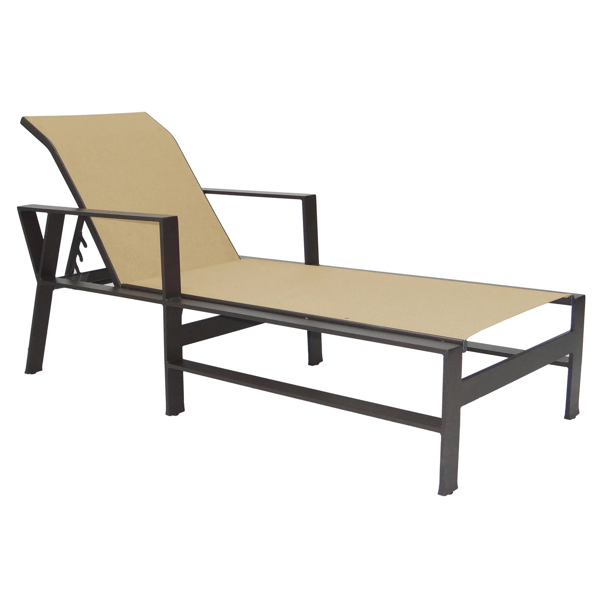 Trento Padded Sling Chaise Lounge 3192P by Castelle