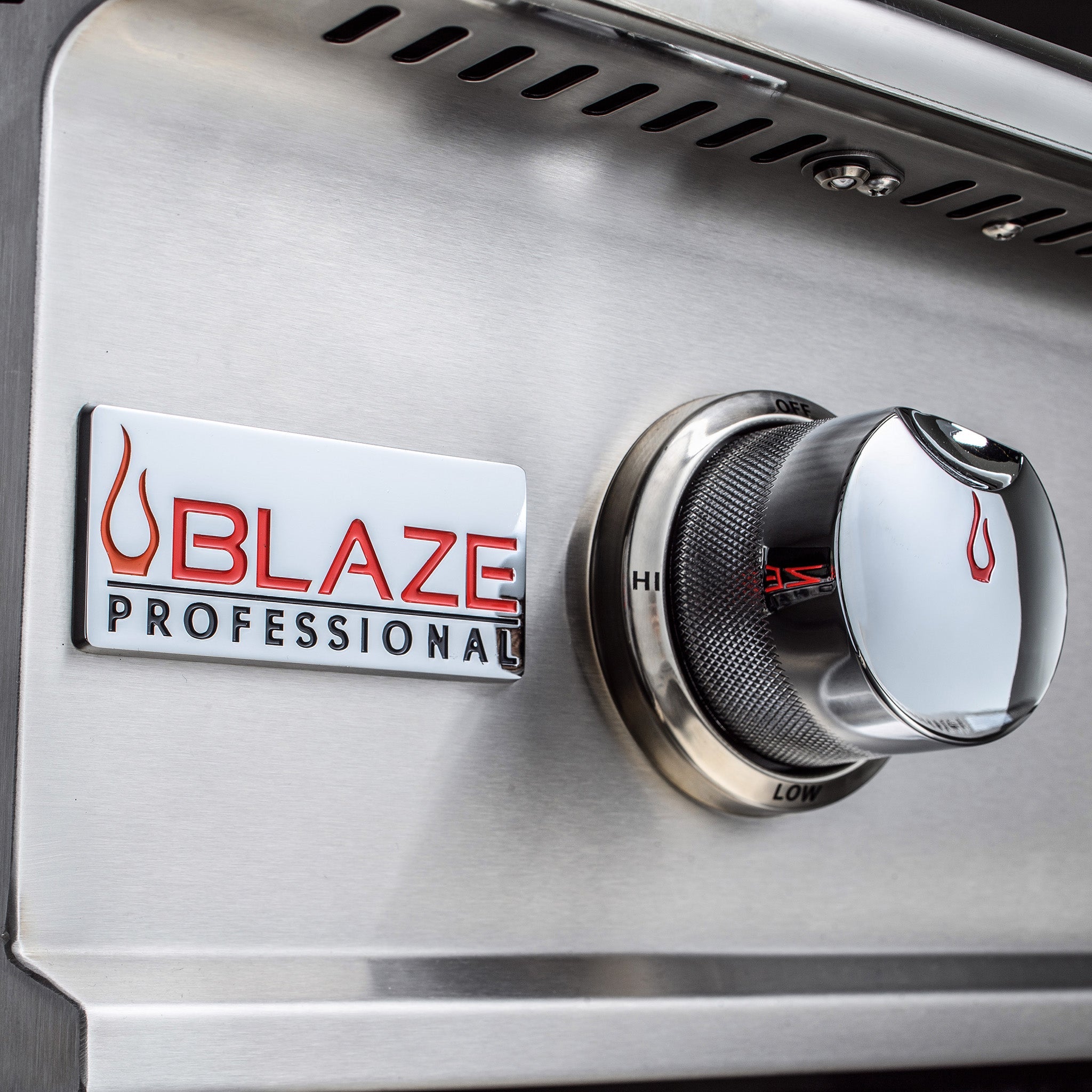 Professional 34" Stainless Steel 3-Burner Built-In Gas Grill