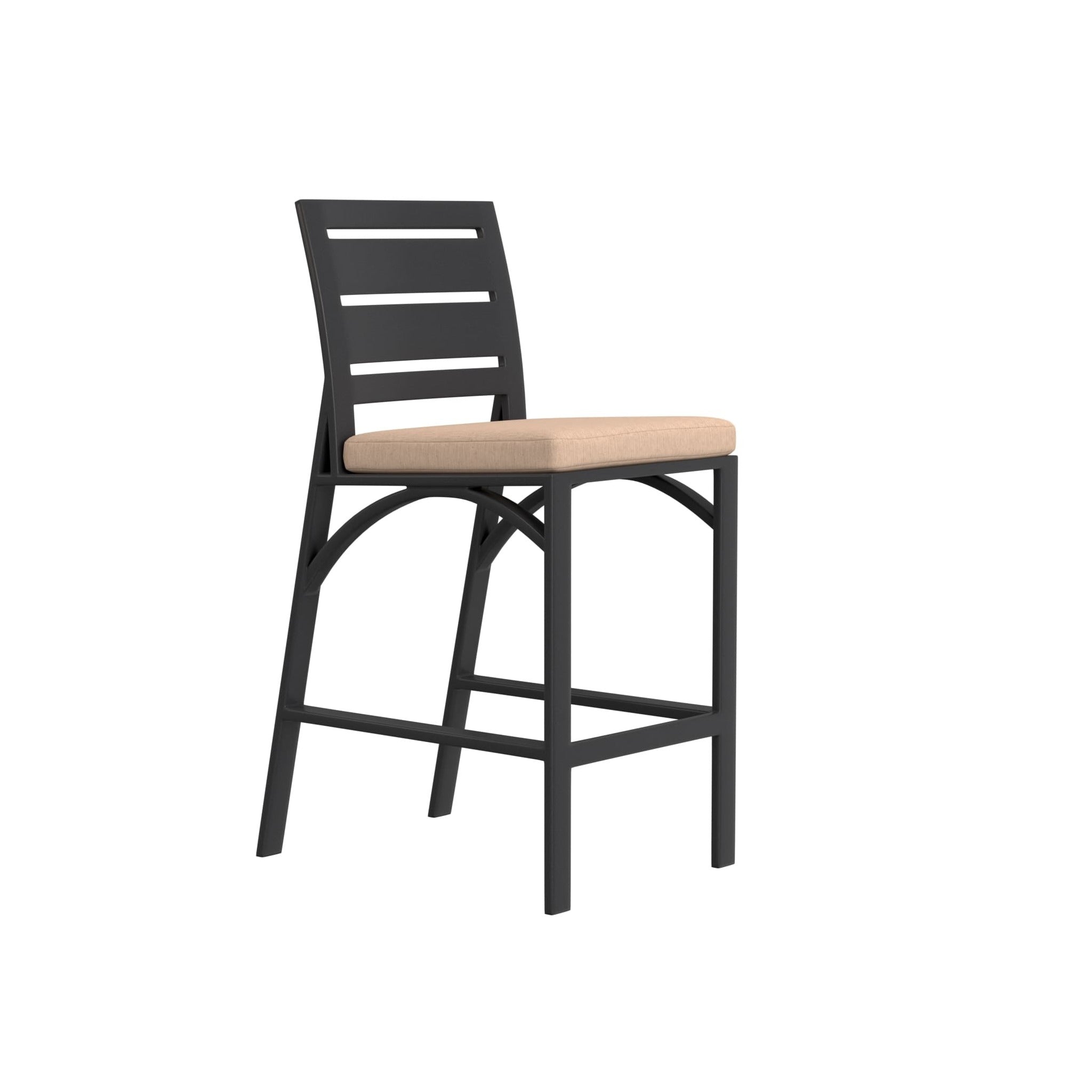 Arc Cushioned Bar Stool