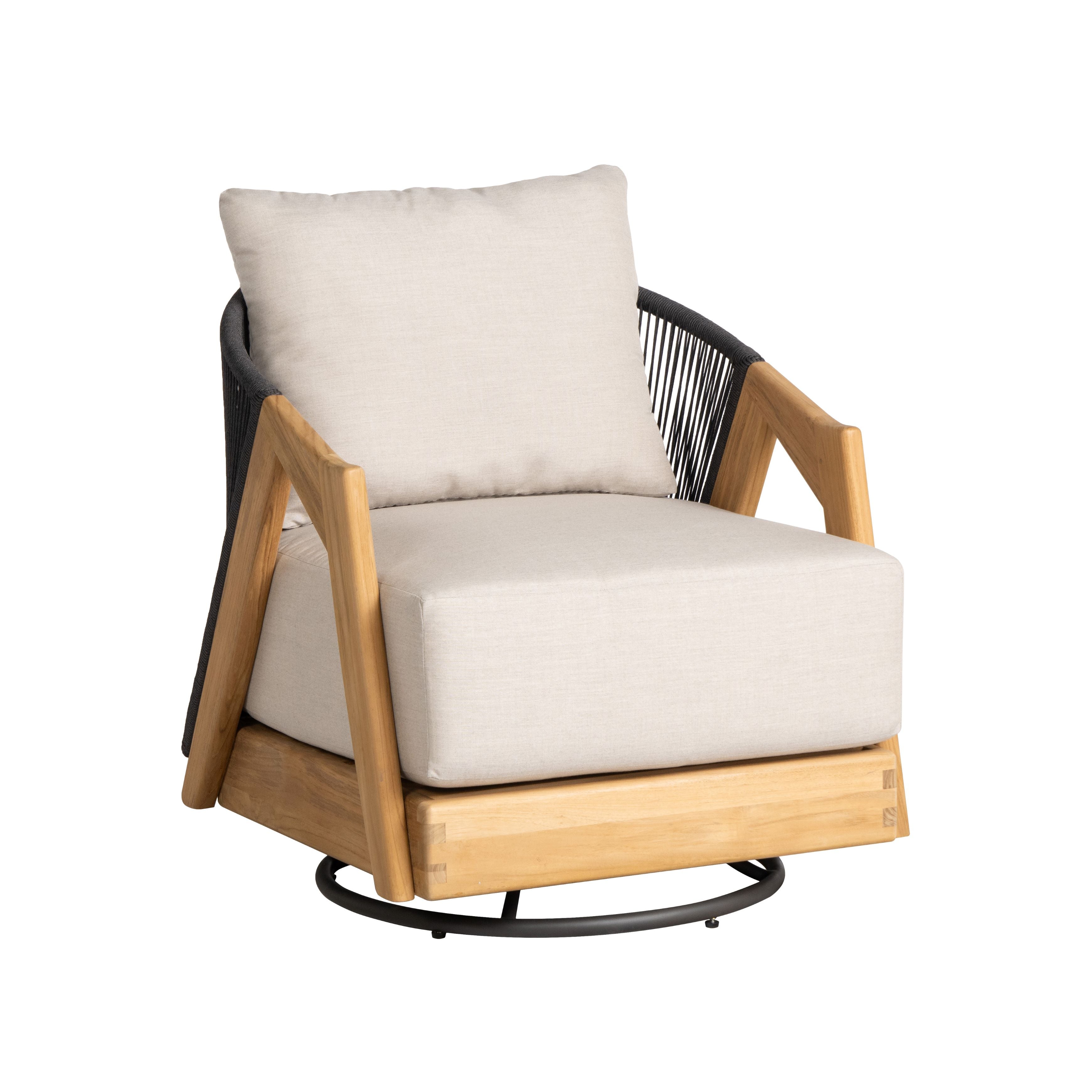 Lloyd Flanders Alpine Cushioned Swivel Lounge Chair
