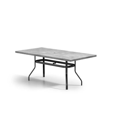 Concrete 42" x 84" Rectangle Balcony Table 374284BCT by Homecrest