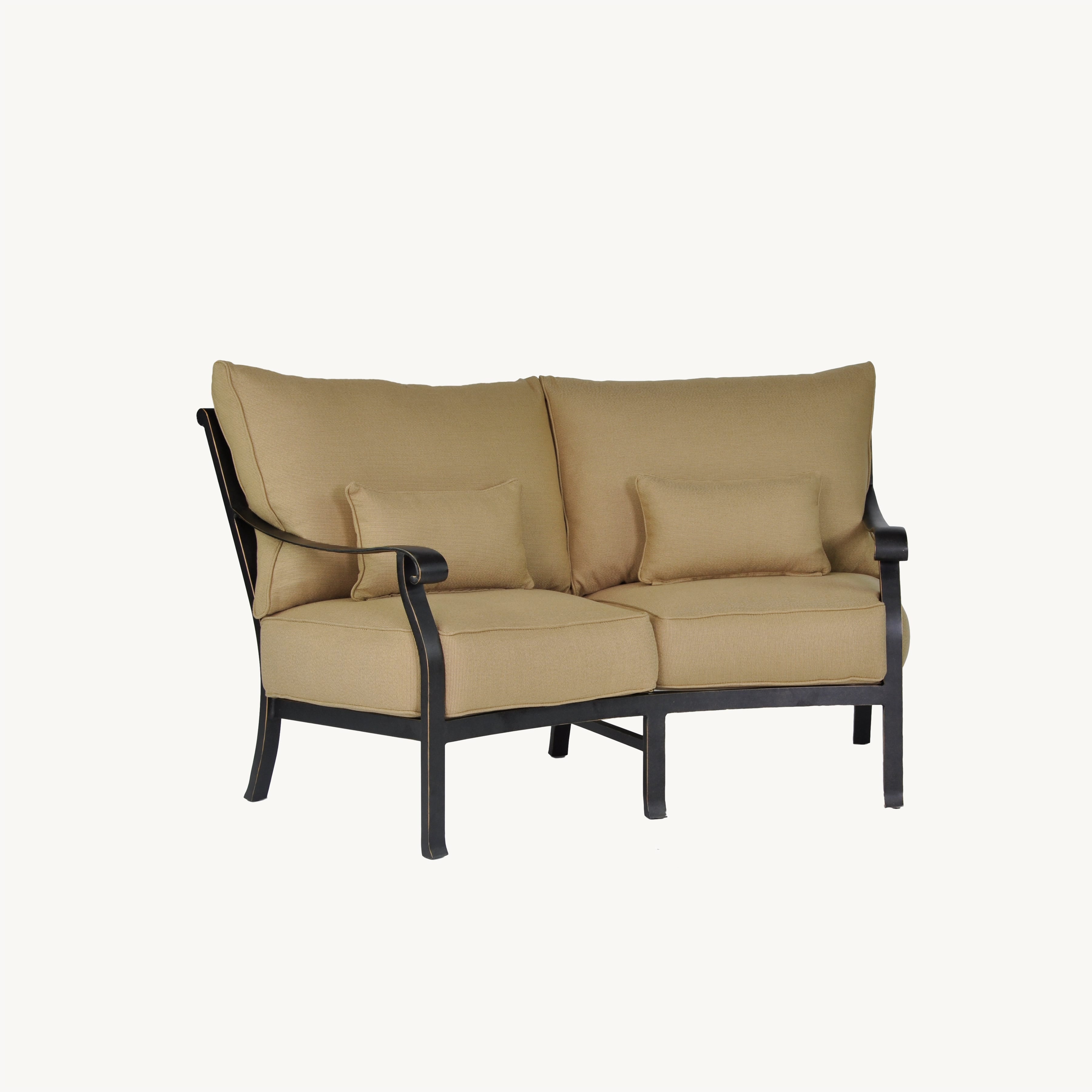 Madrid Crescent Loveseat