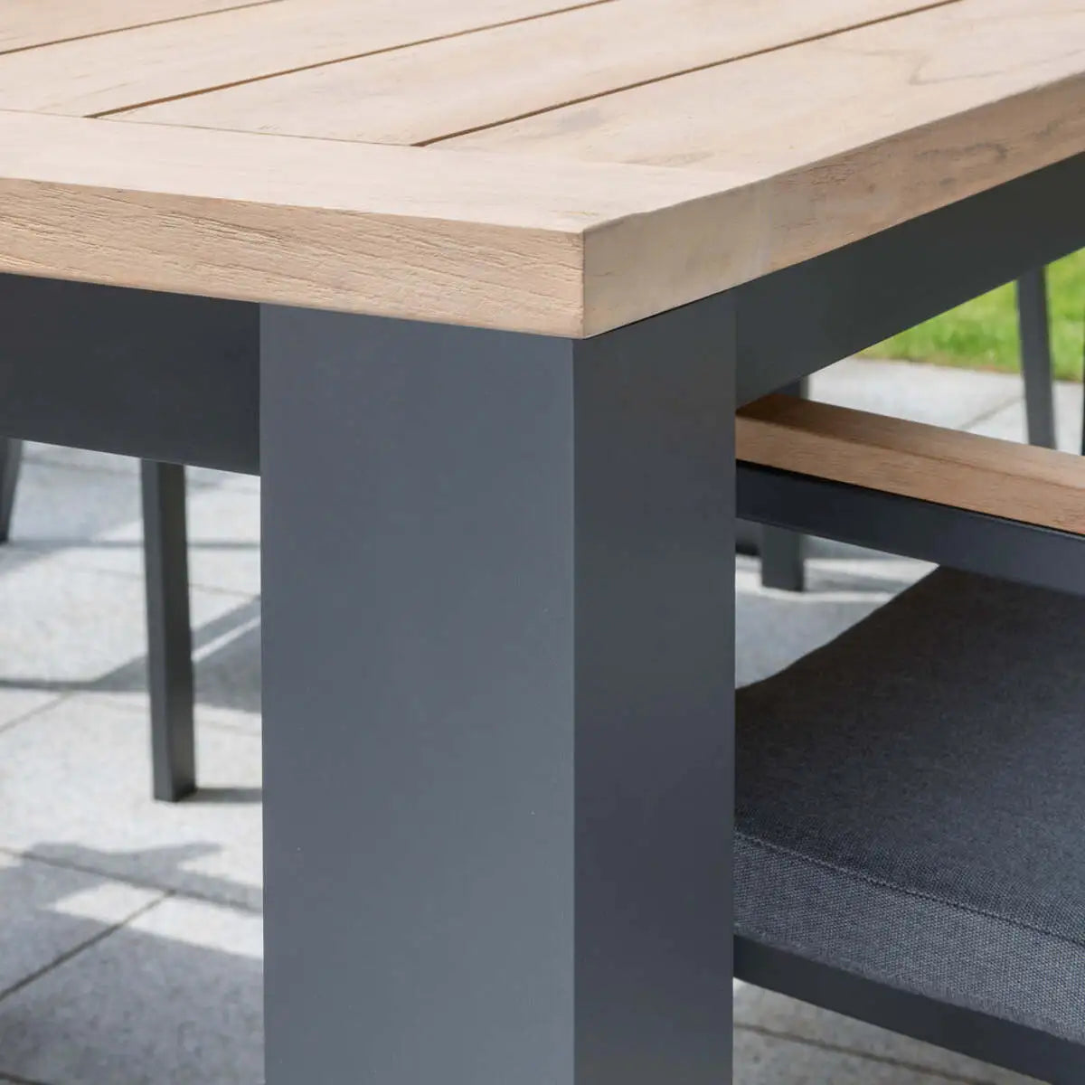40-inch Elba Dining Table With Teak Top