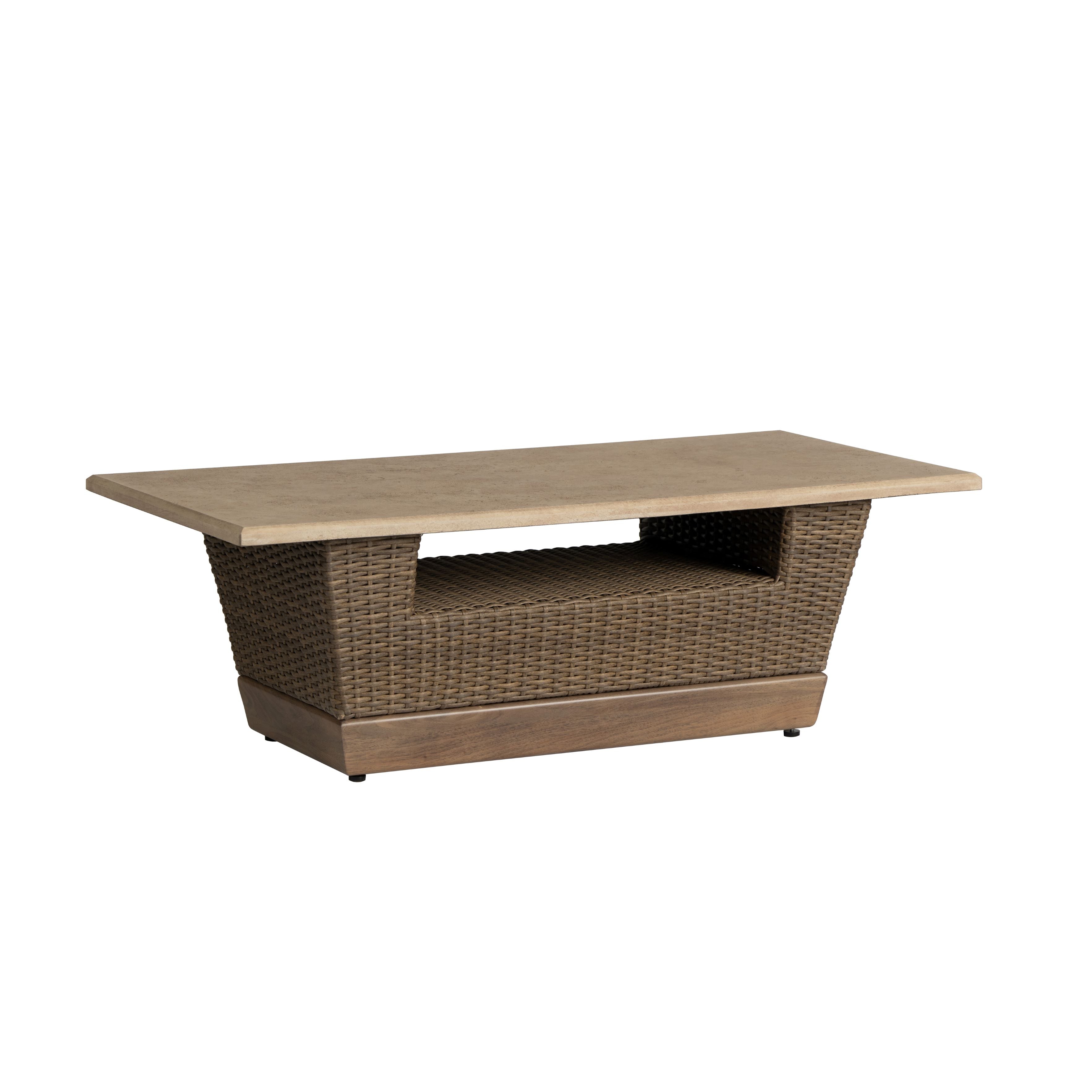 Lloyd Flanders Charisma Rectangular Cocktail Table