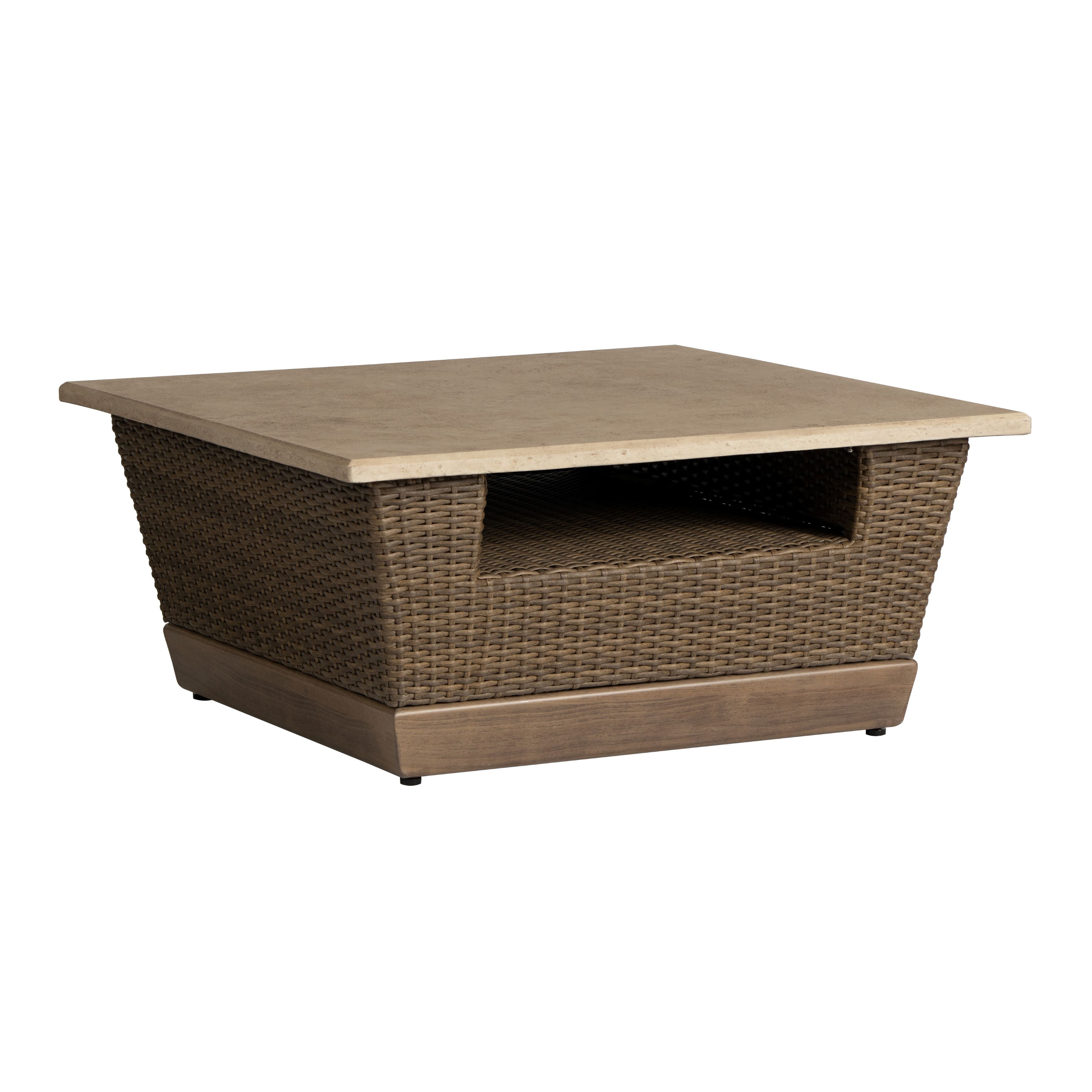 Lloyd Flanders Charisma Square Cocktail Table