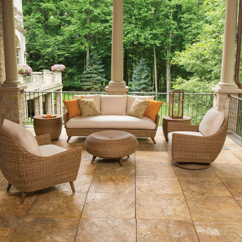 Lloyd Flanders Tobago Cushioned Swivel Rocker