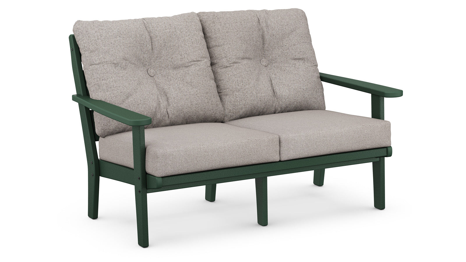 Lakeside Deep Seating Loveseat Settee - Green