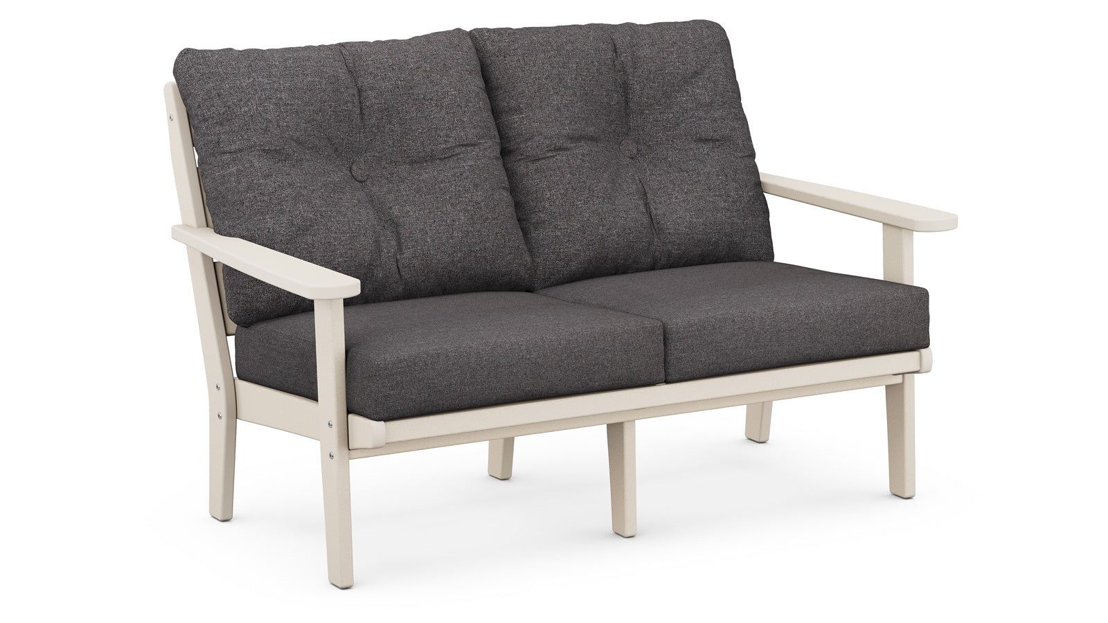 Lakeside Deep Seating Loveseat Settee - Sand