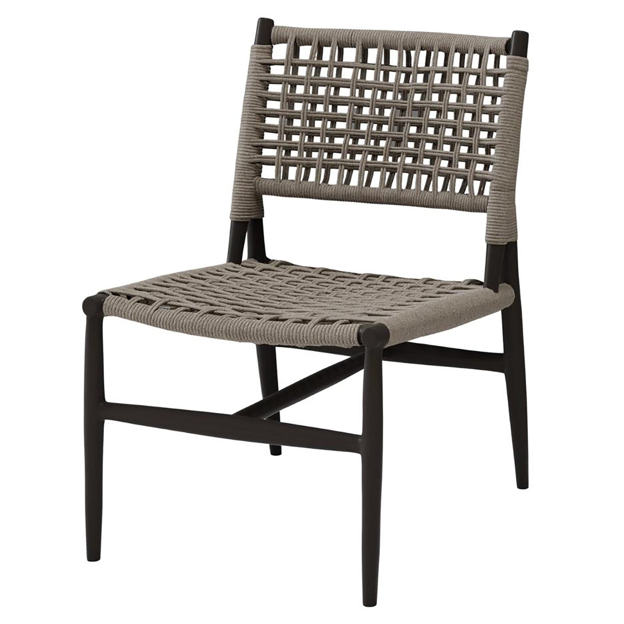 Sunset West Grigio Rope Dining Side Chair