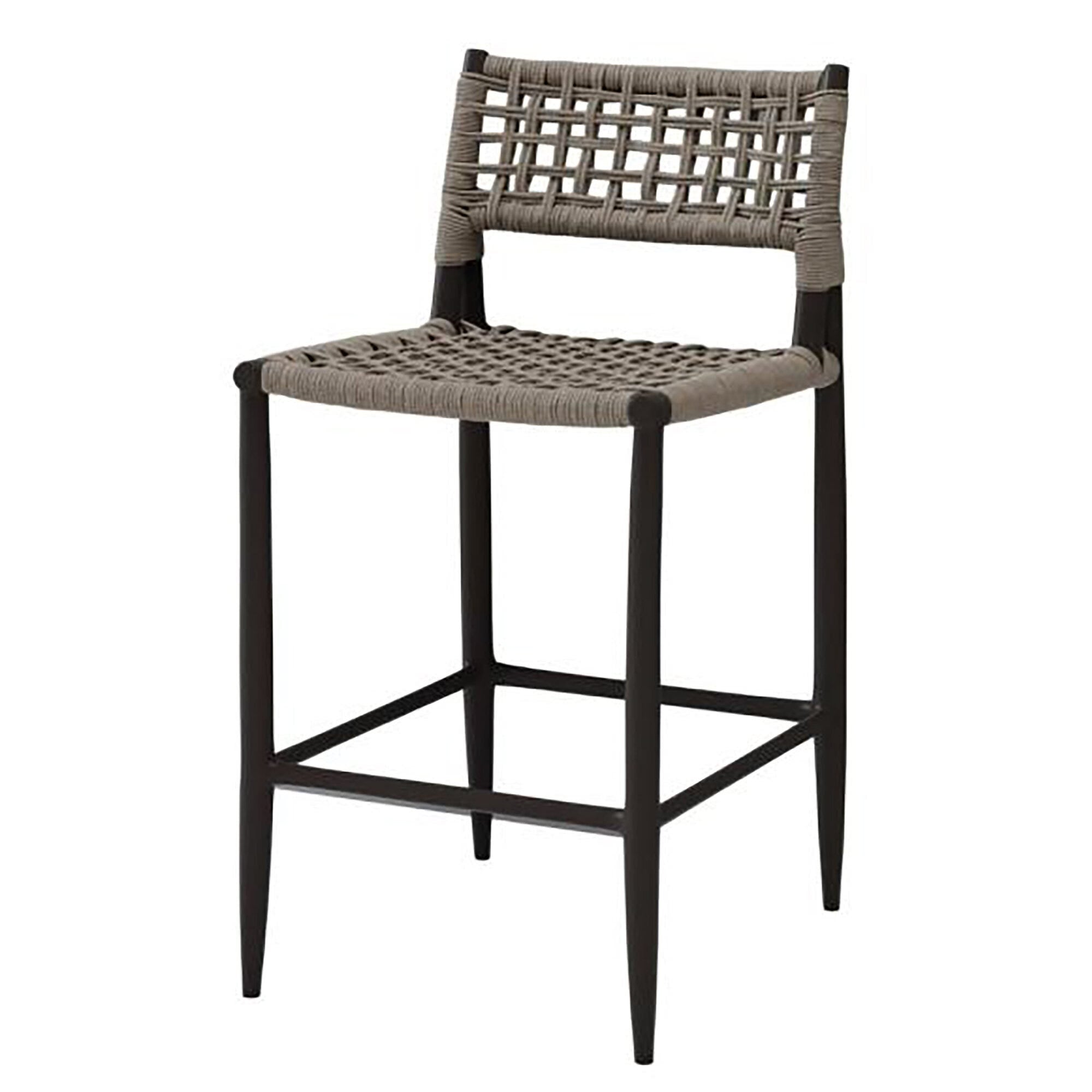 Sunset West Grigio Rope Bar Stool