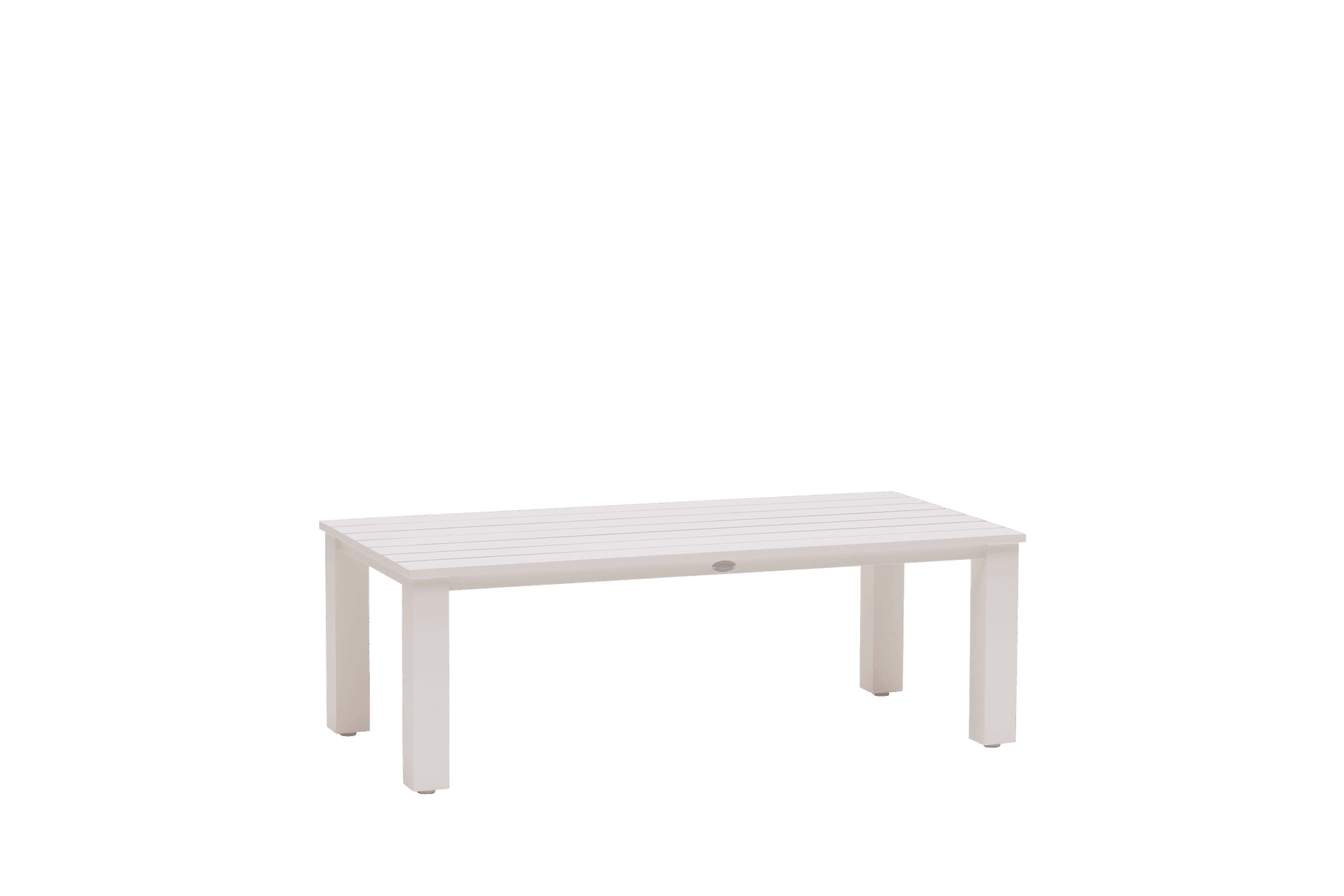 Budapest Sunbury 23" x 47" Coffee Table - White
