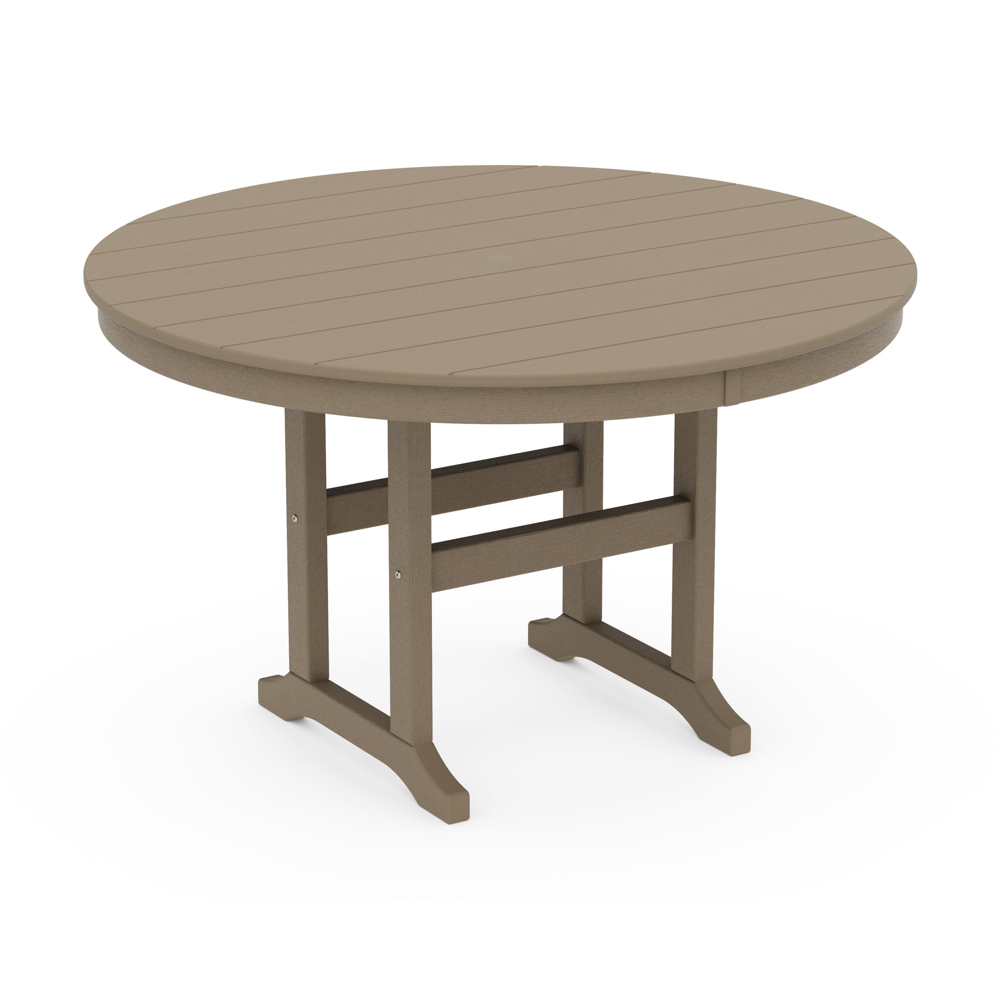 48" Round Farmhouse Dining Table 8