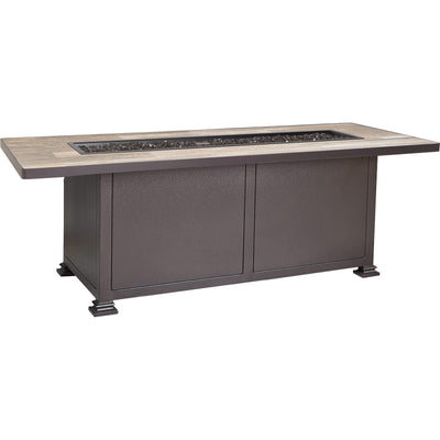 Santorini 28"x72" Chat-Height Fire Pit