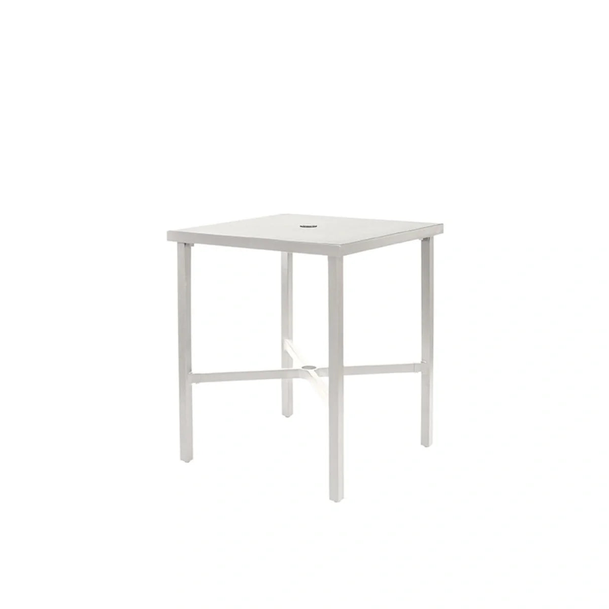 Cabana 30" Square Counter Table with Umbrella Hole