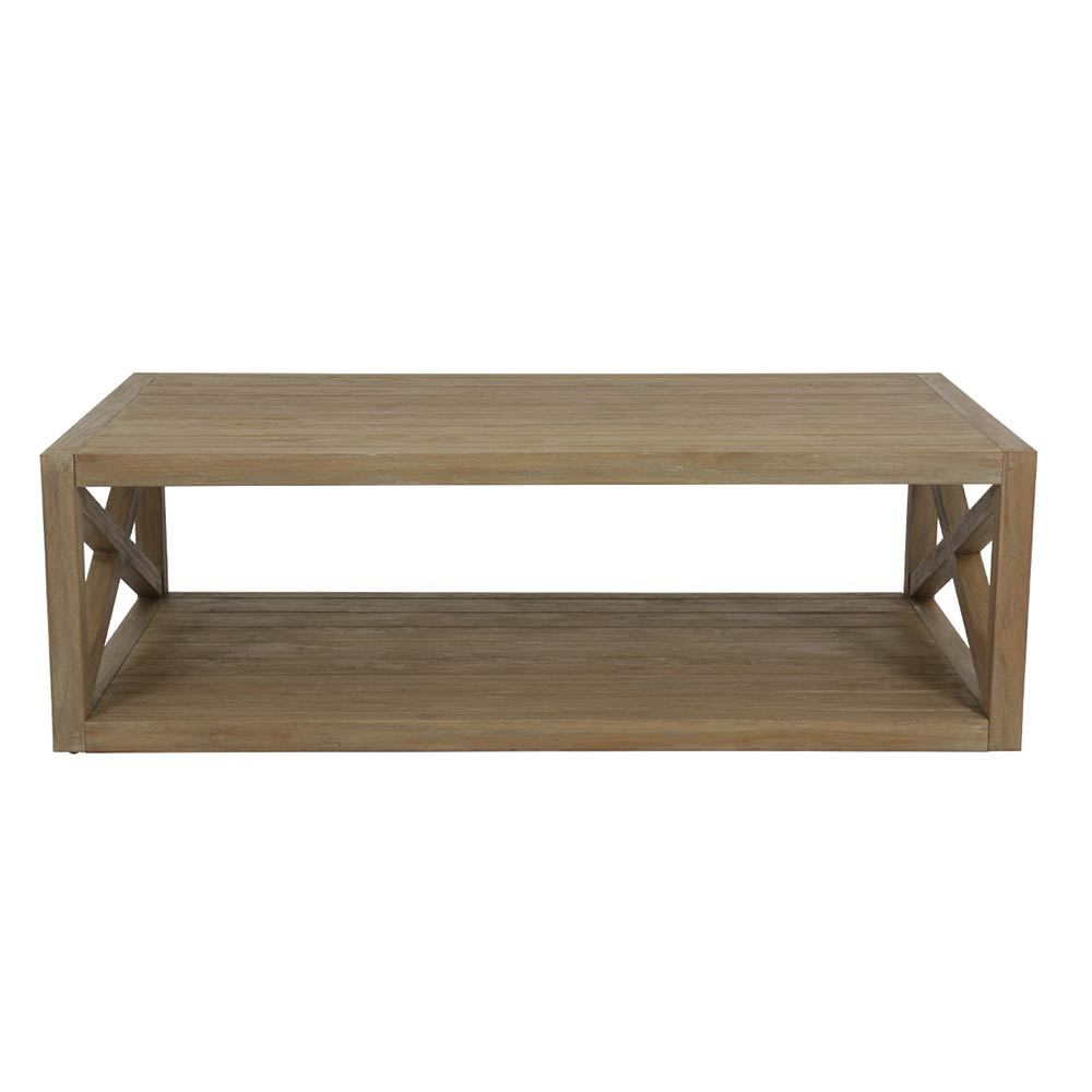 Coastal 60" Rectangular X Coffee Table