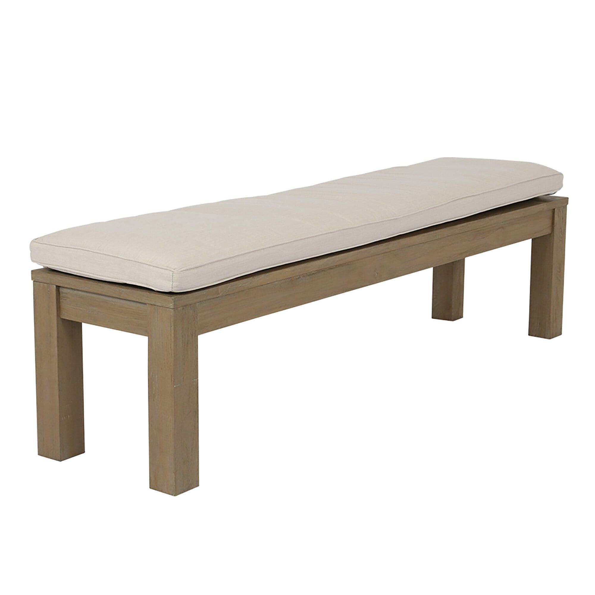Sunset West Coastal Teak Dining Bench
