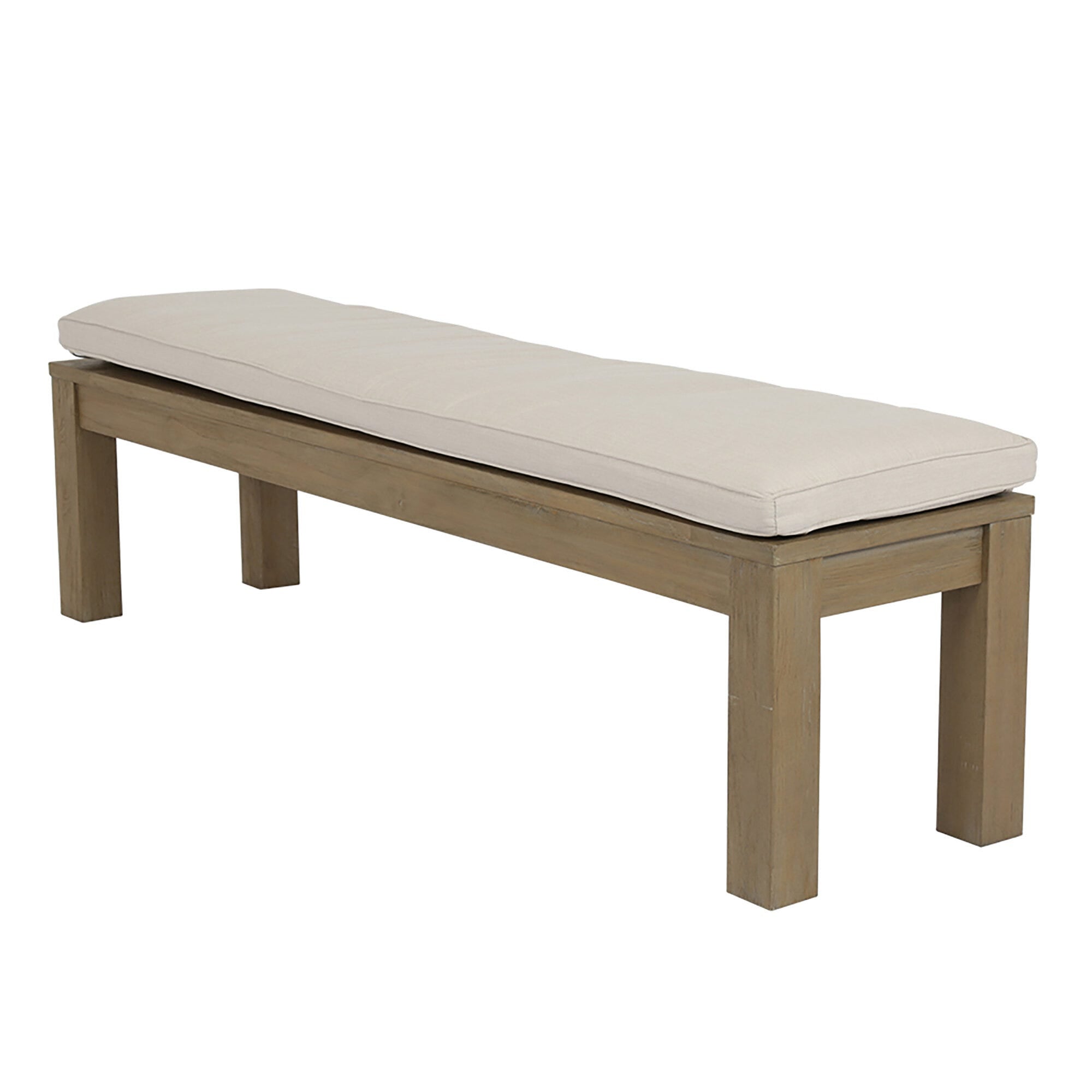 Sunset West Coastal Teak Dining Bench