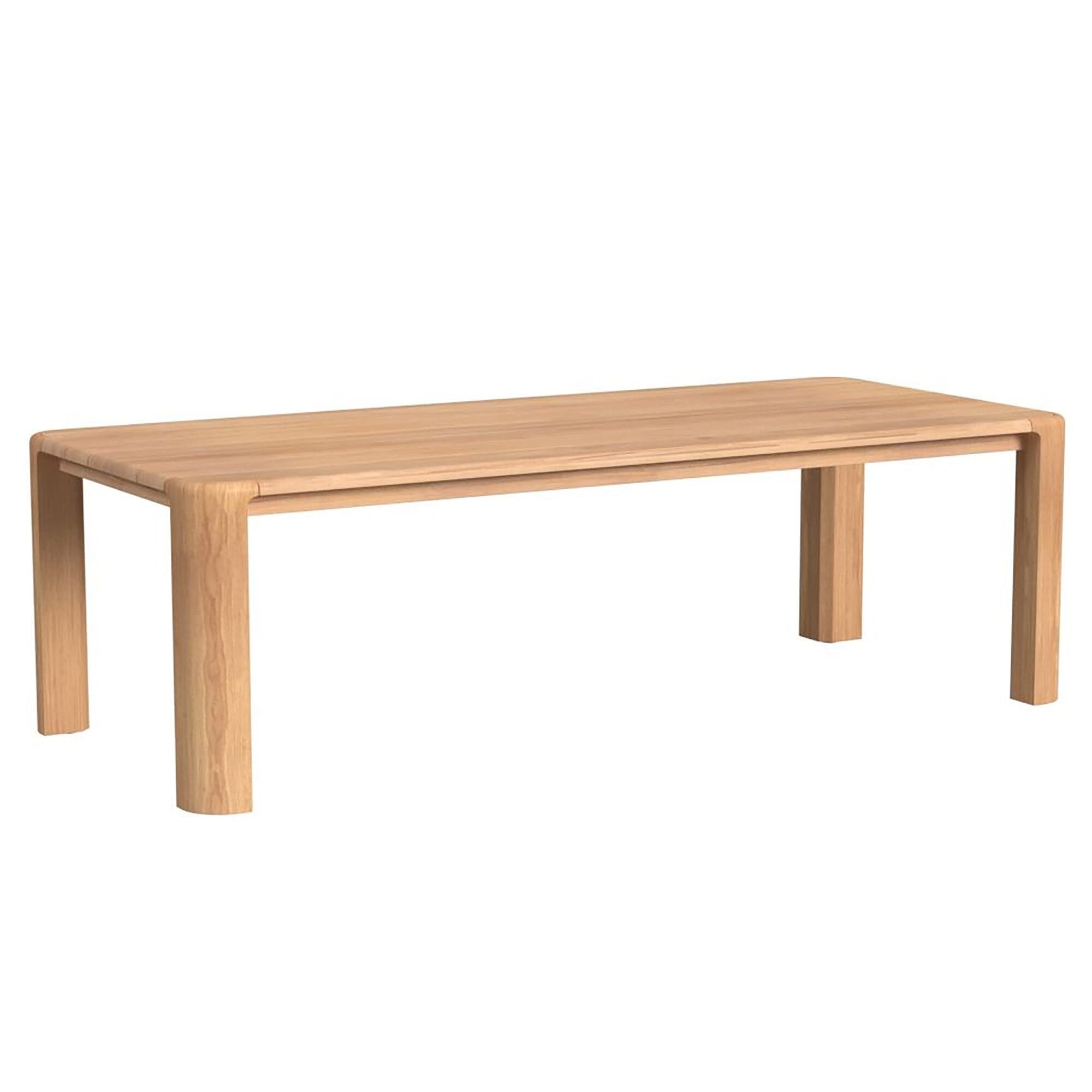 Sunset West Natural Teak 96 Rectangular Dining Table