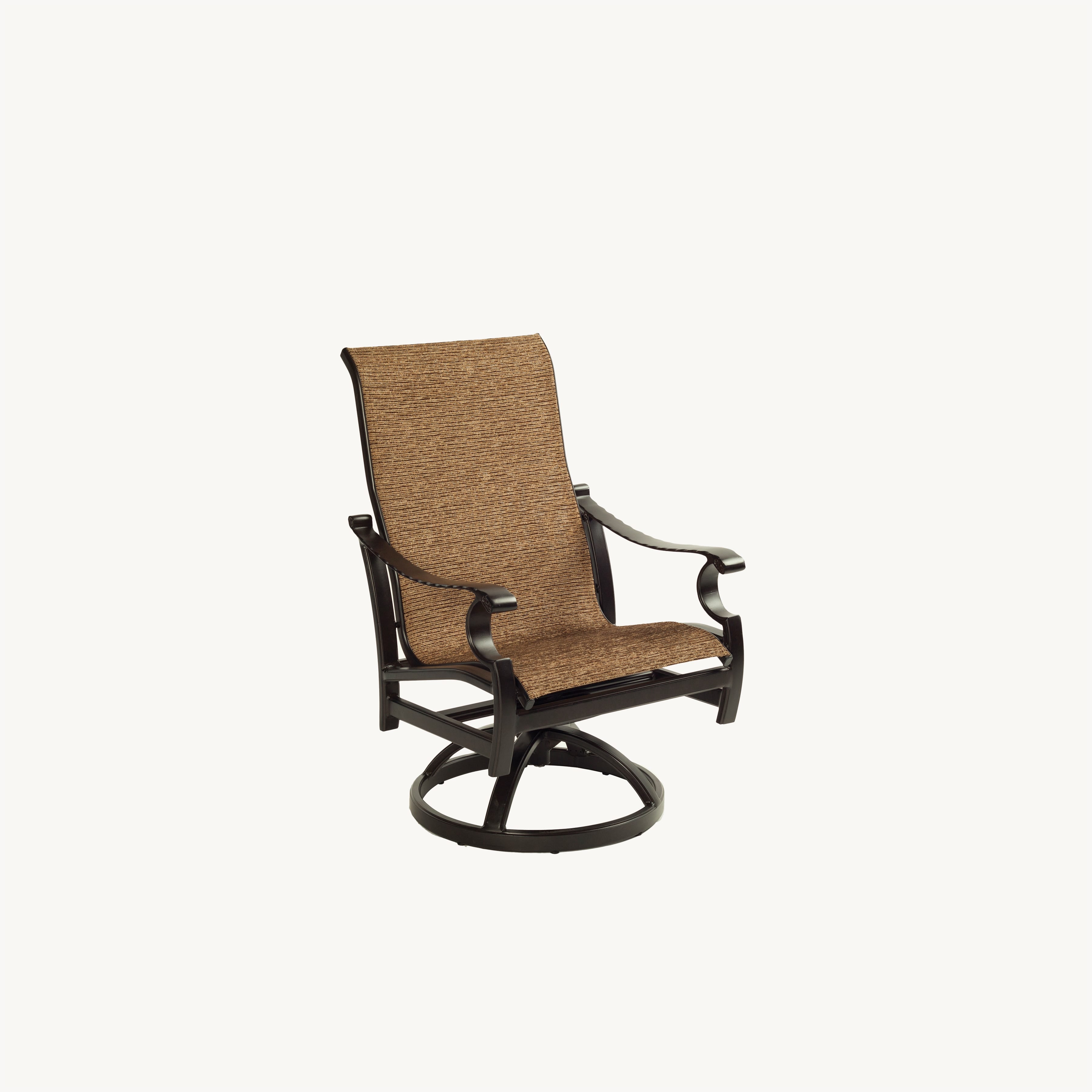 Monterey Padded Sling Dining Swivel Rocker 5897P by Castelle