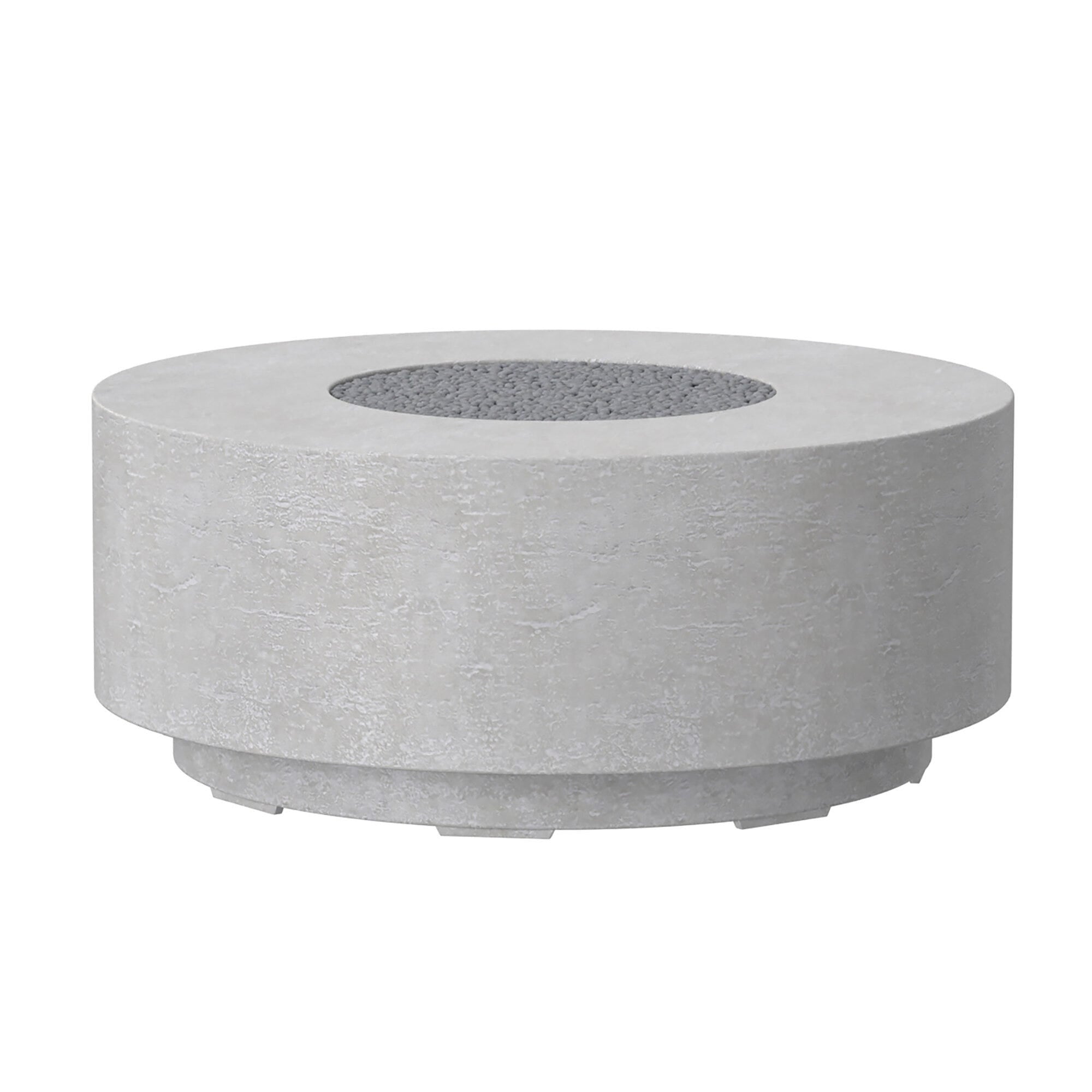 Sunset West Gravelstone Concrete Round Fire Table