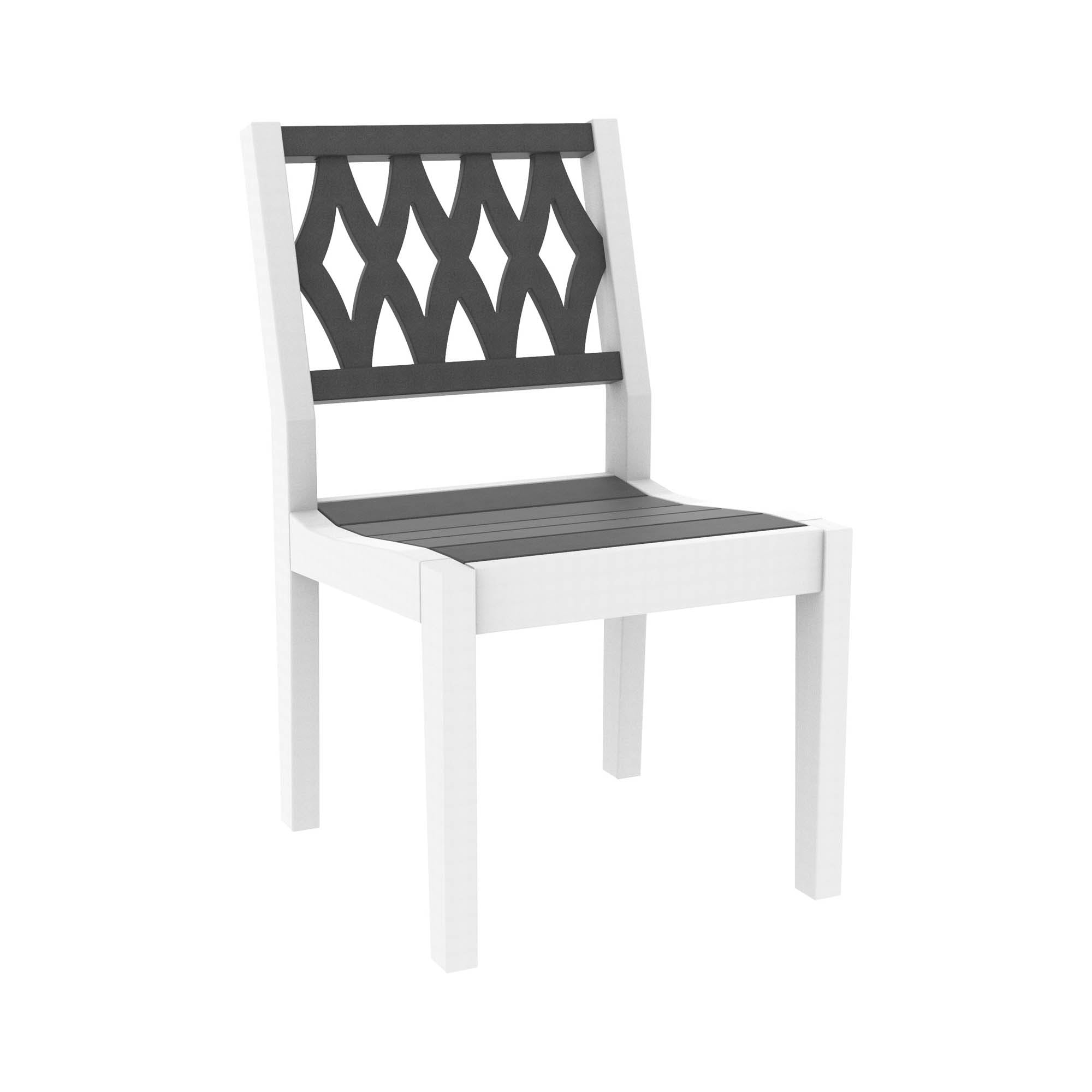 Seaside Casual Greenwich Dining Side Chair Diamond Back