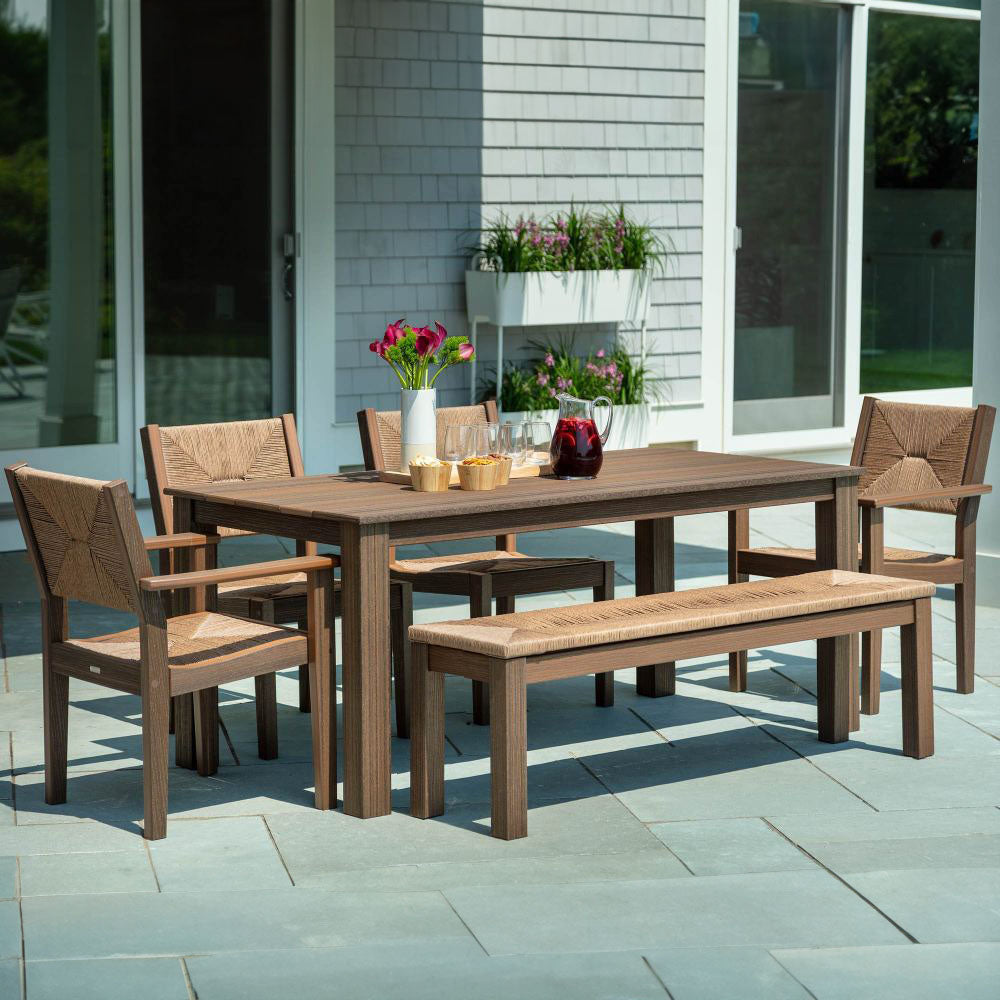 Seaside Casual Greenwich Woven Dining Side Chair