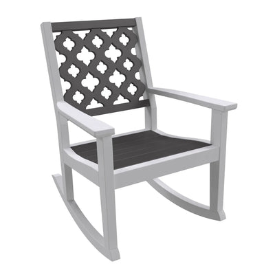 Seaside Casual Greenwich Rocker Chair with Provencal Back
