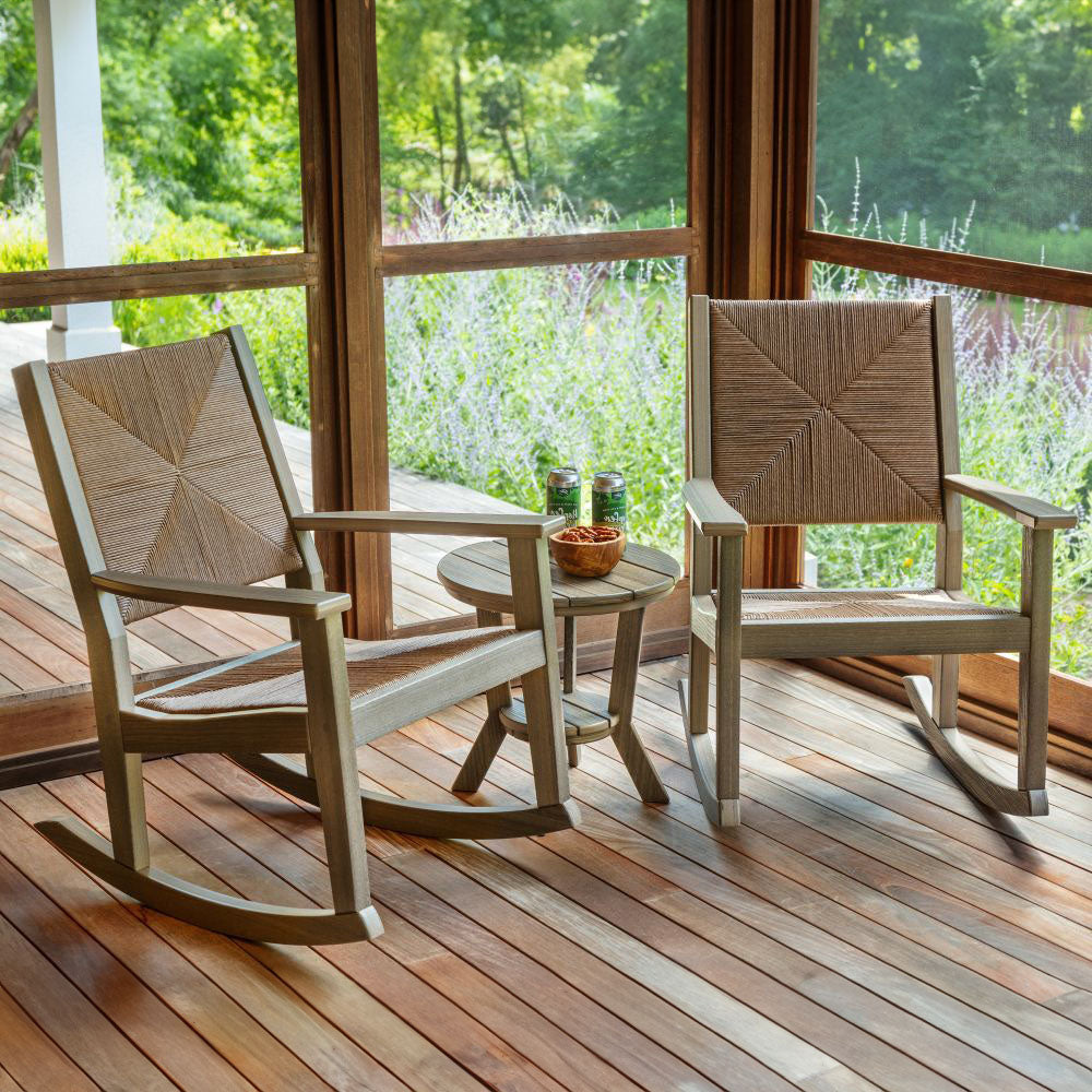 Seaside Casual Greenwich Woven Rocker Chair