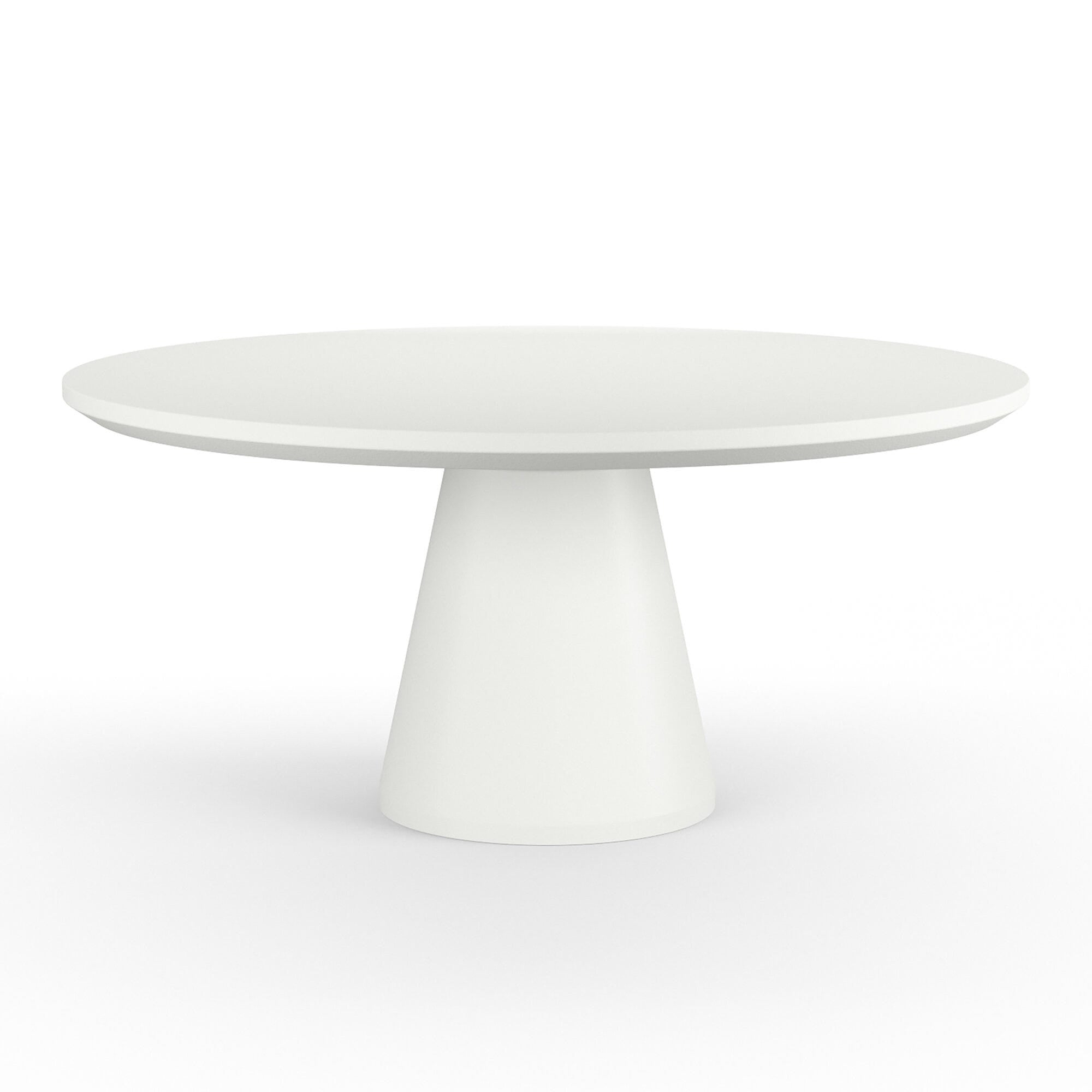 Sunset West Bone 63 Round Dining Table