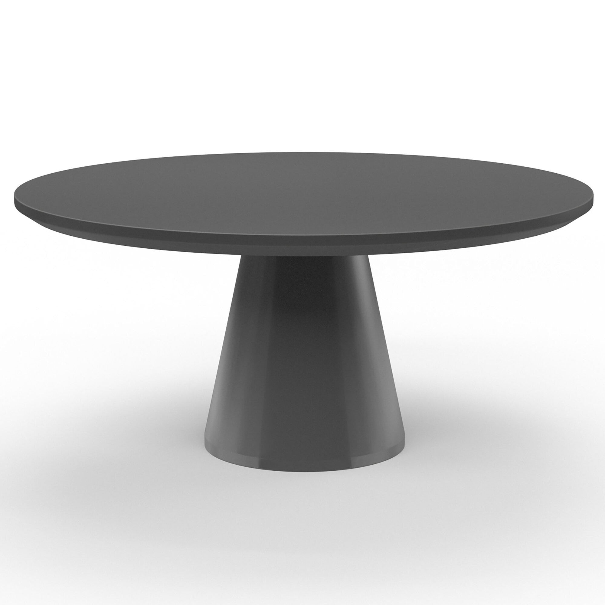 Sunset West Dark Gray 63 Round Dining Table