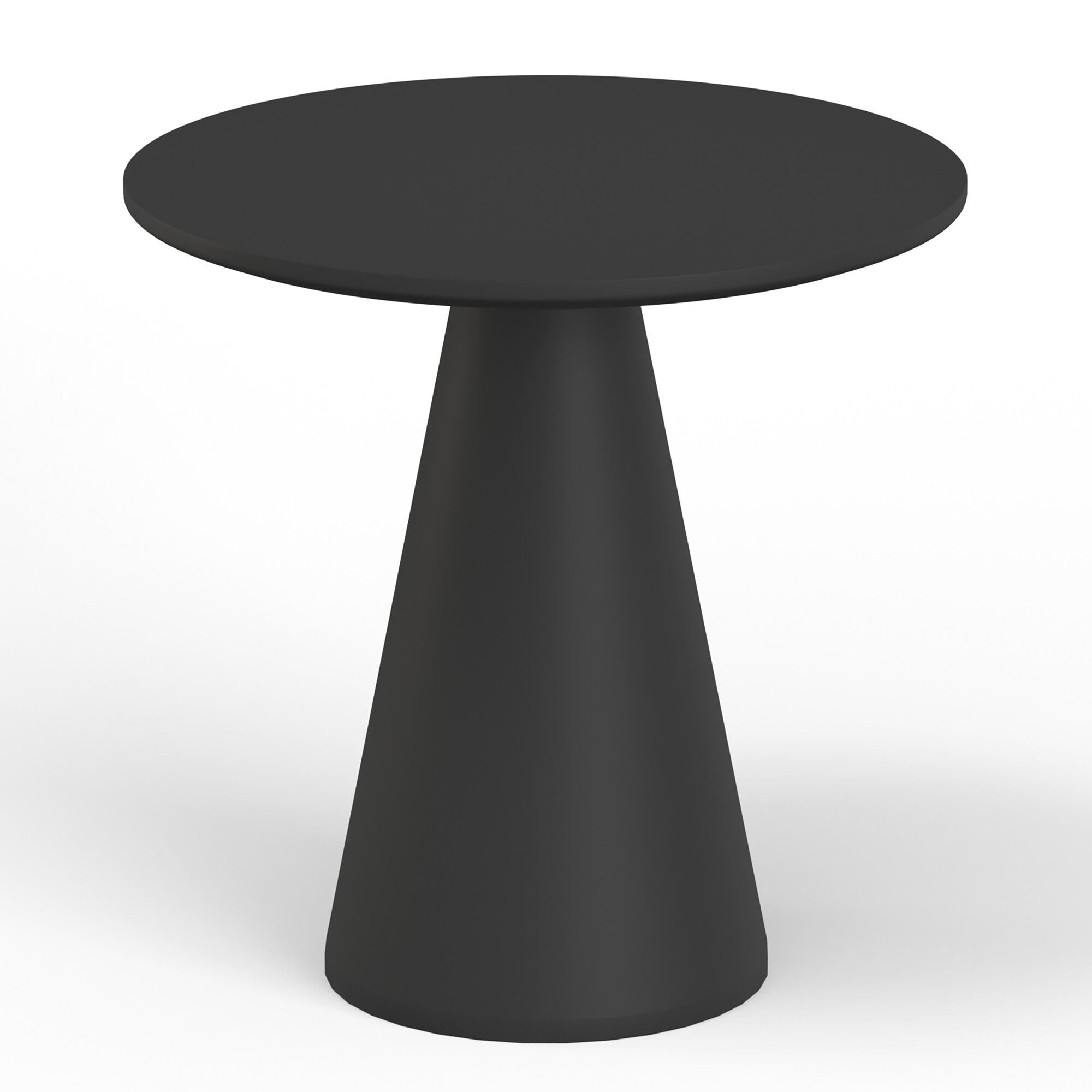 Sunset West Dark Gray Pedestal Pub Table