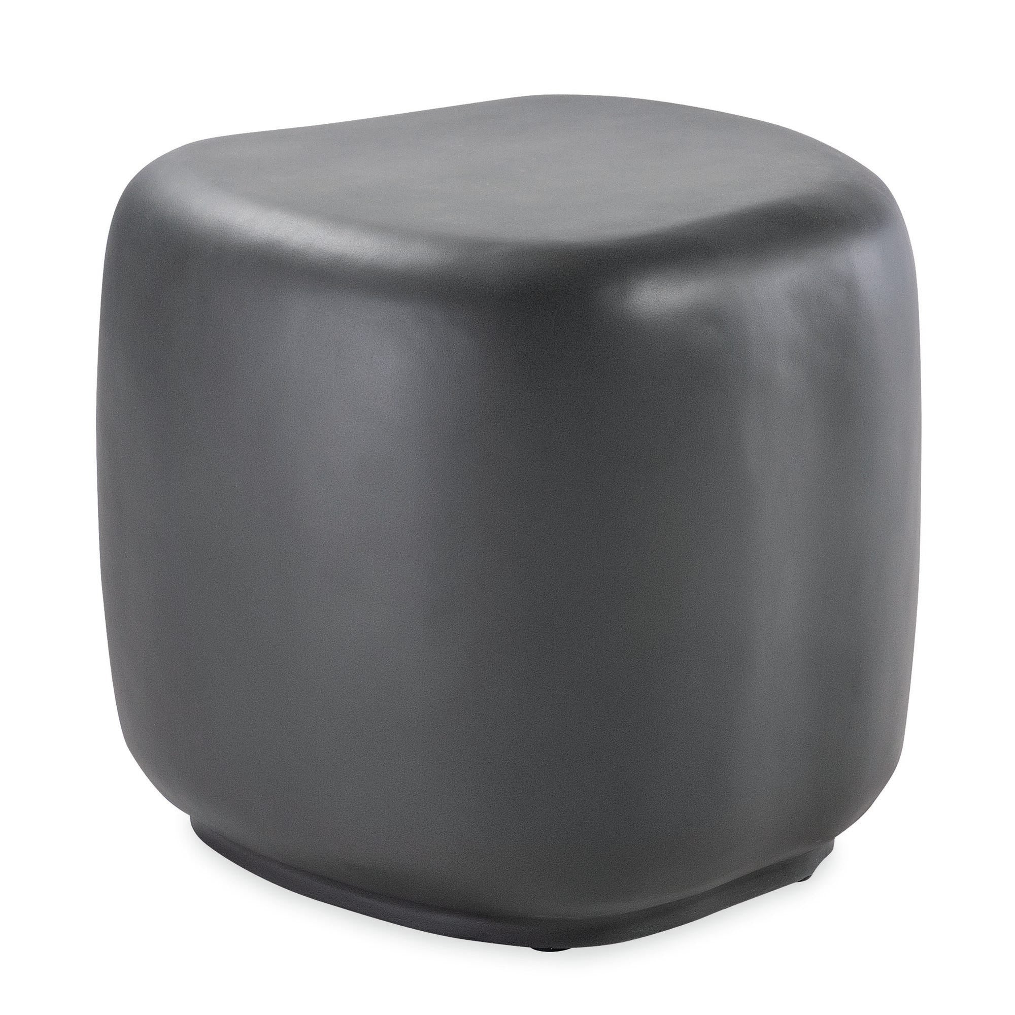 Sunset West Gray Pebble End Table