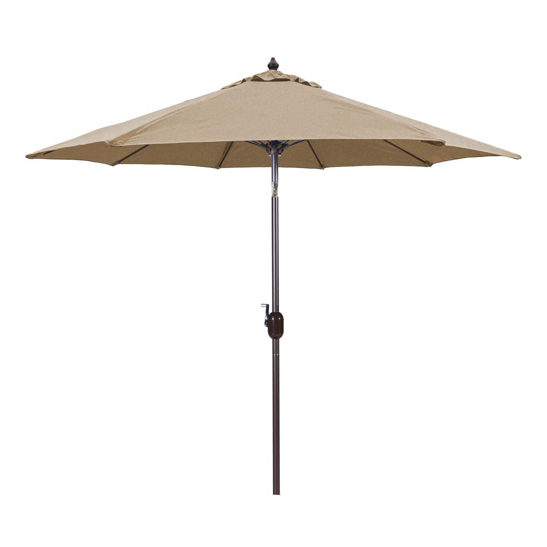 Galtech 9' Octagon Manual-Tilt Market Umbrella w/ Fiberglass Ribs (636)
