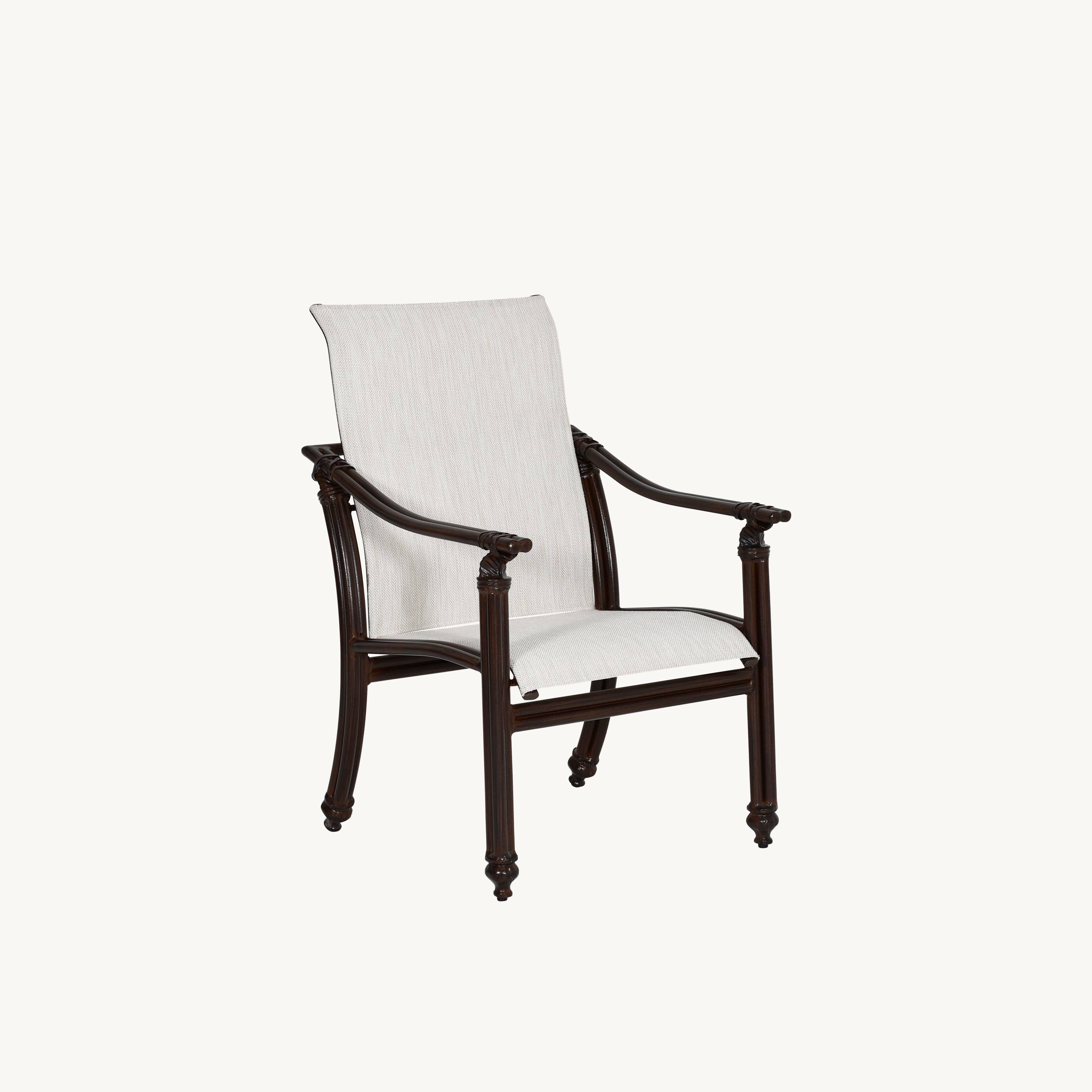Coco Padded Sling Dining Arm Chair