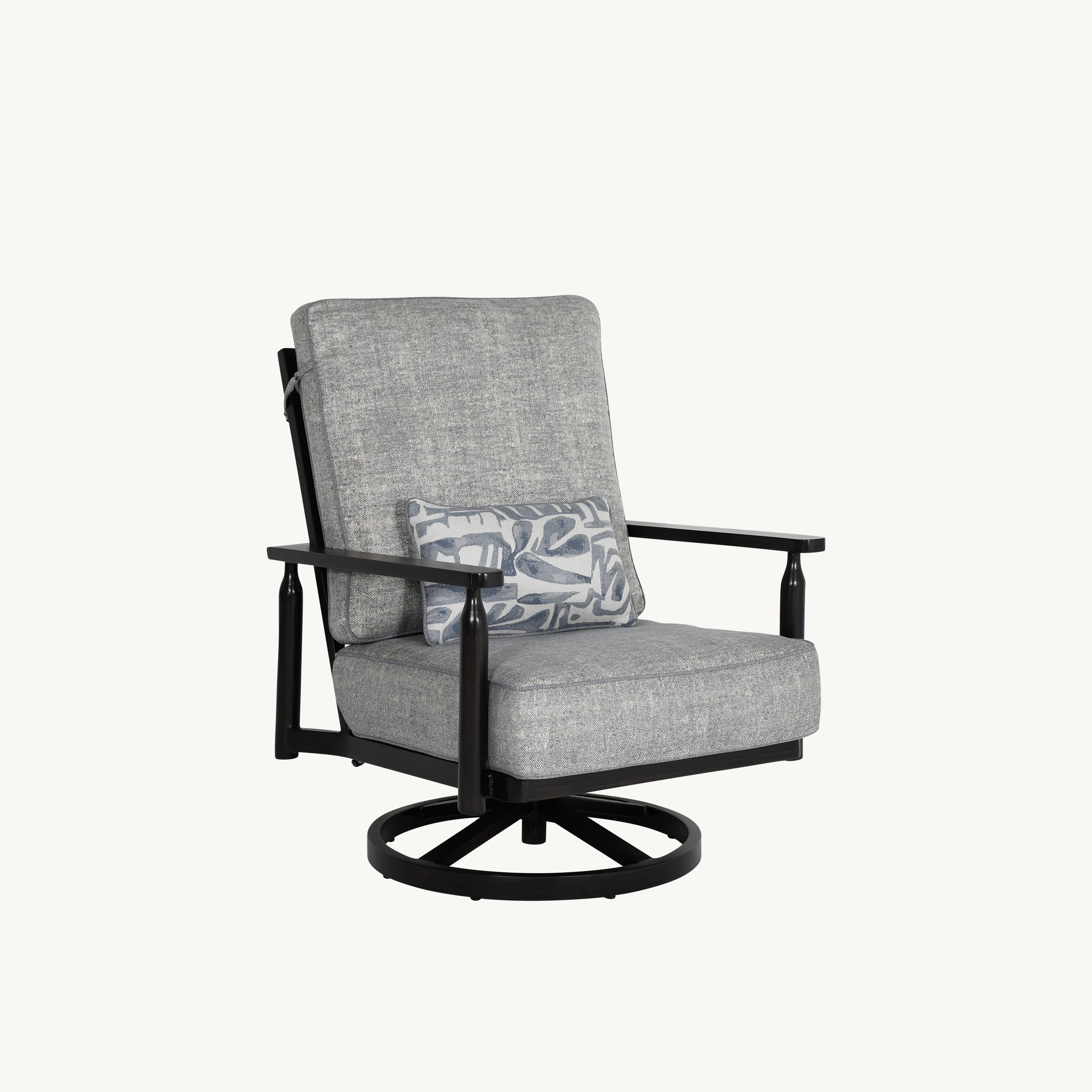 Holland Ultra High Back Swivel Rocker by Castelle