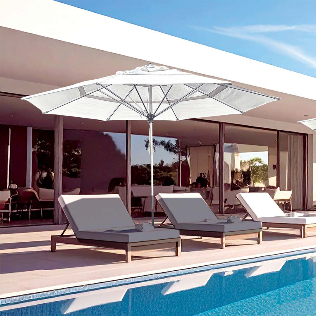 Galtech 13' Deluxe Octagon Flat-Profile Commercial Market Umbrella (791)