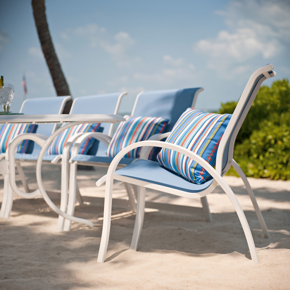 Telescope Casual Aruba Sling Stacking Arm Chair (Set of 4)