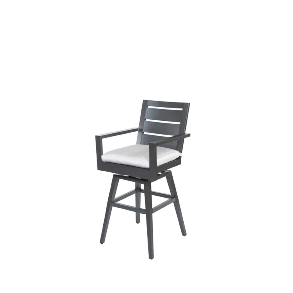 Palermo Cushioned Swivel Bar Arm Chair