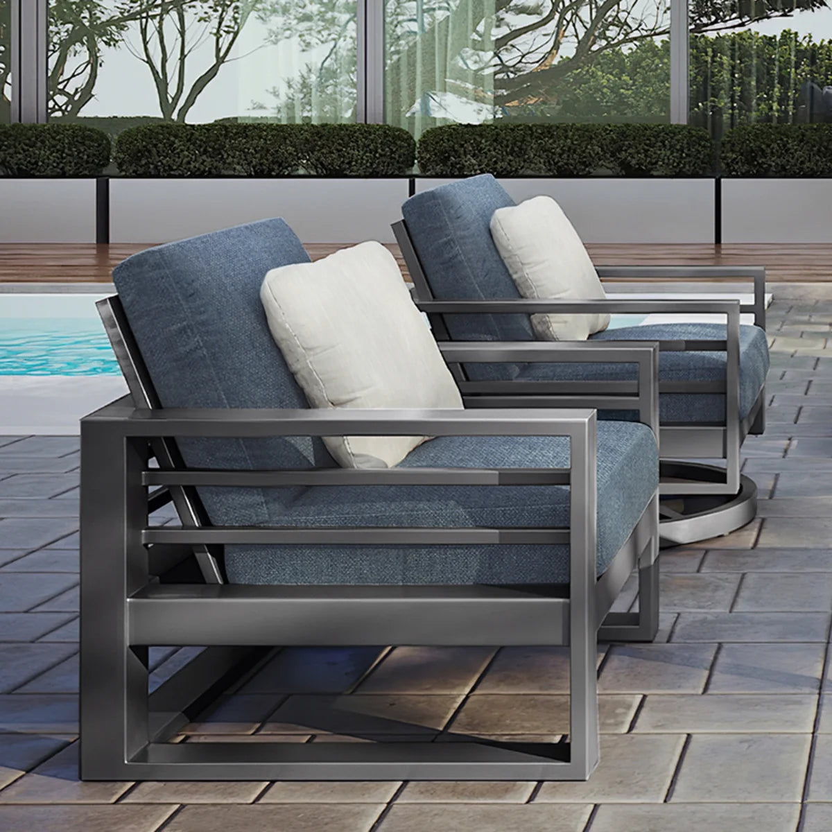 Palermo High Back Swivel Rocker